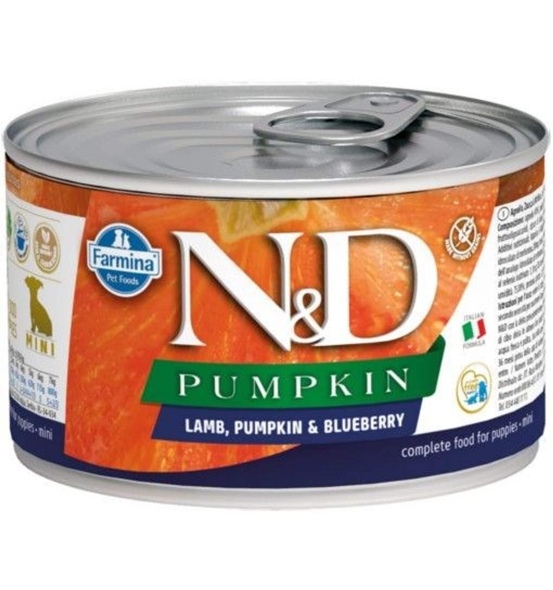 

FARMINA N&D DOG LAMB&PUMPKIN&BLUEBERRY PUPPY 140g