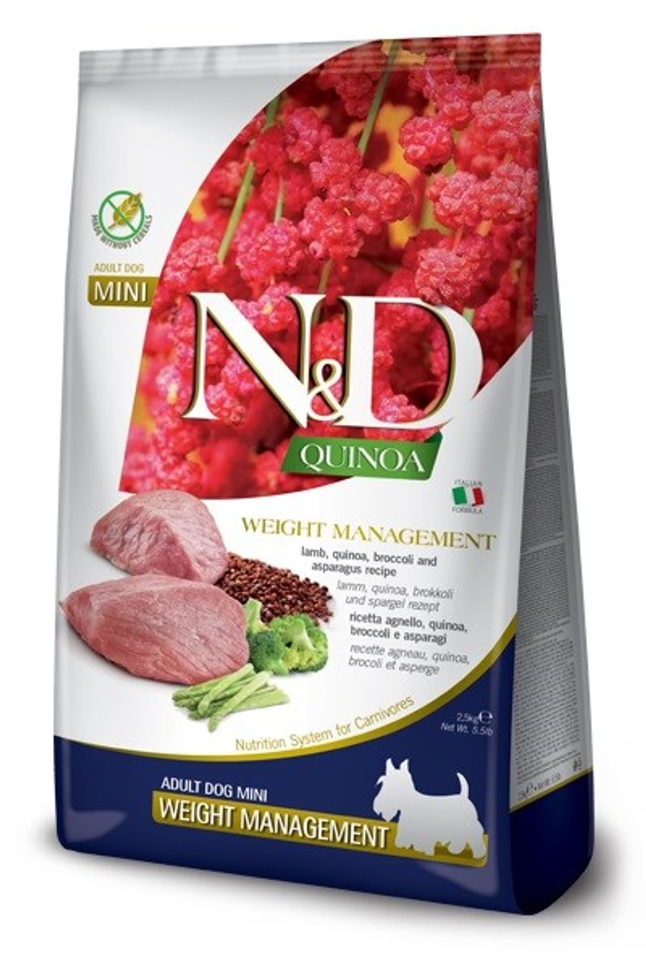 

FARMINA N&D QUINOA DOG WEIGHT MANAGEMENT ADULT MINI 2,5kg