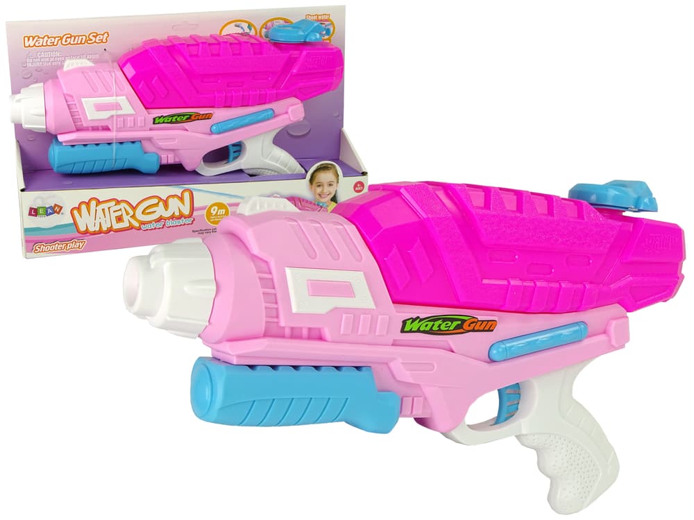 

Pistolet Na Wodę 1000ml Różowy Zasięg 9 m