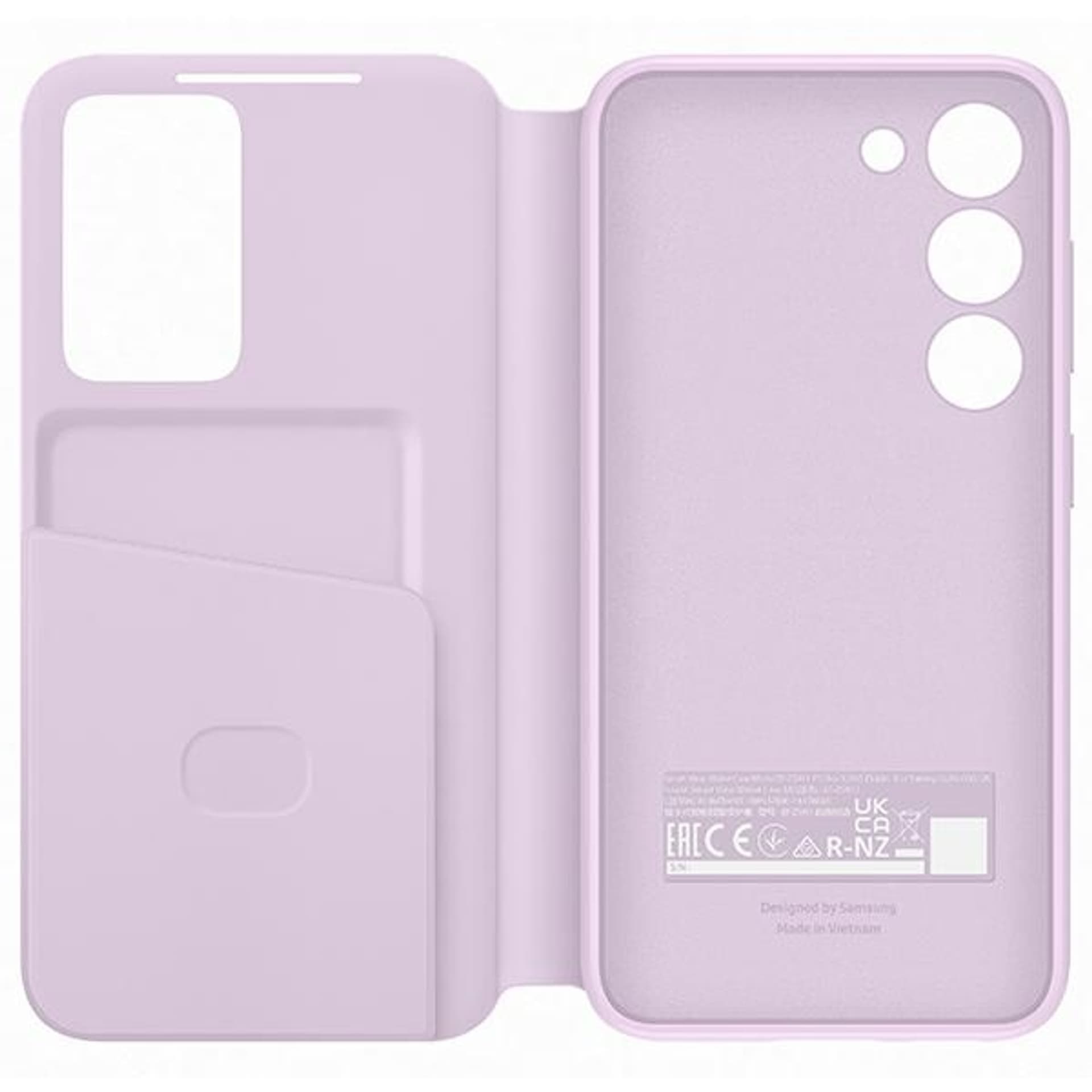 

Etui Samsung EF-ZS911CV S23 S911 lawendowy/lavender Smart View Wallet Case