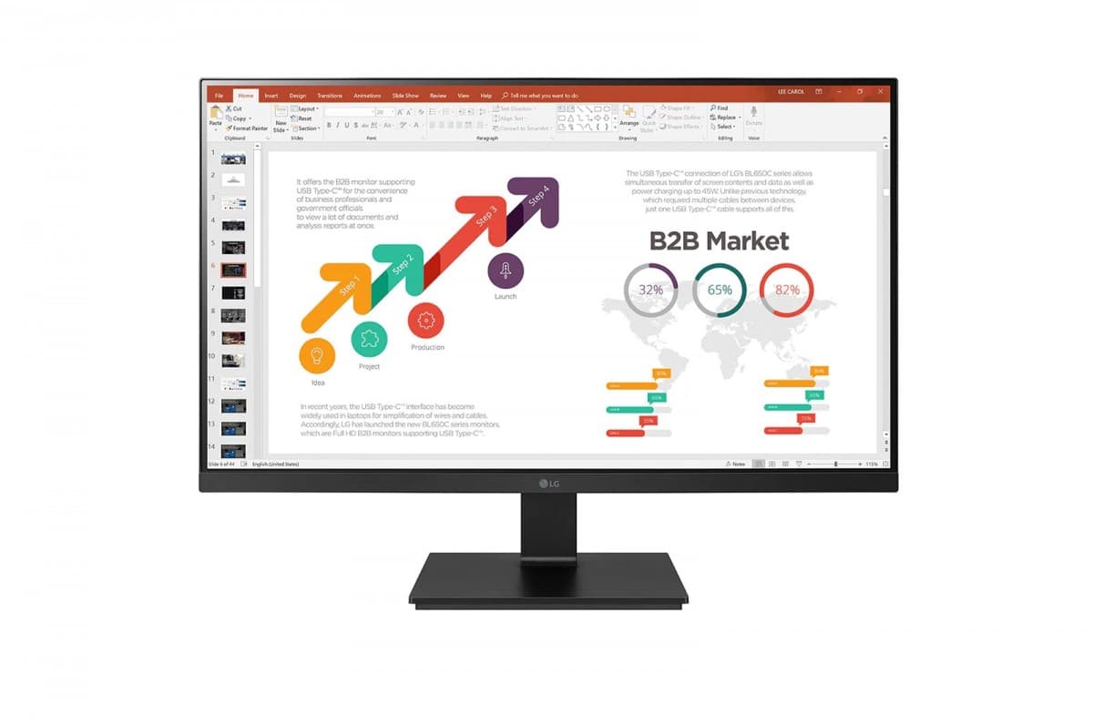 

Monitor LG 23.8" 1920 x 1080 24BL650C-B Czarny