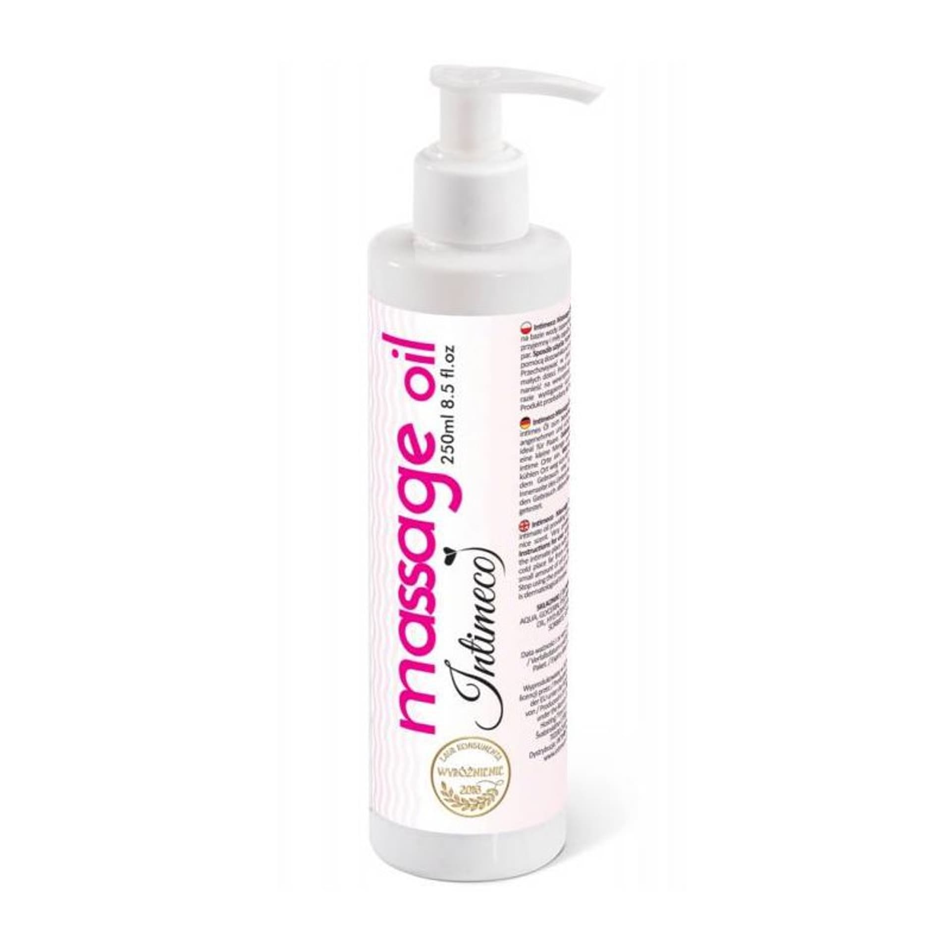 

INTIMECO Massage Oil nawilżający olejek do masażu erotycznego z pompką 250ml