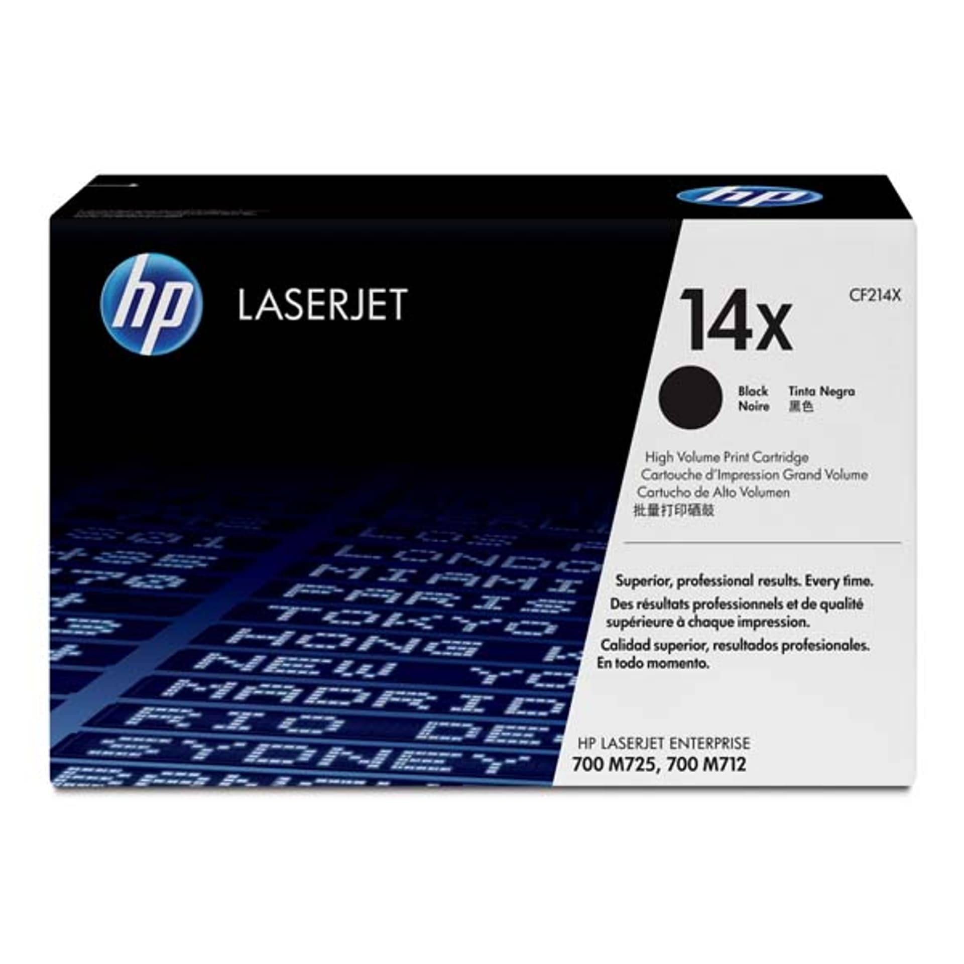 

HP oryginalny toner CF214X, HP 14X, black, 17500s, HP LaserJet Enterprise 700 M712dn, O