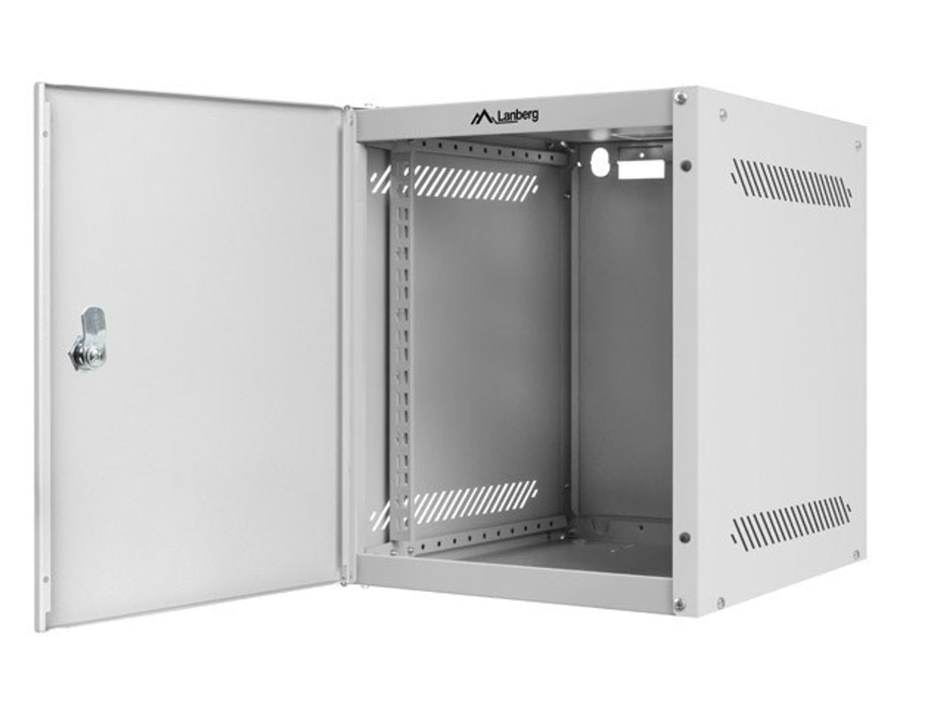 

LANBERG SZAFA WISZĄCA RACK 10" 6U 280X310 SZARA, DRZWI METALOWE (FLAT PACK) WF10-2306-00S, Flat pack) wf10-2306-00