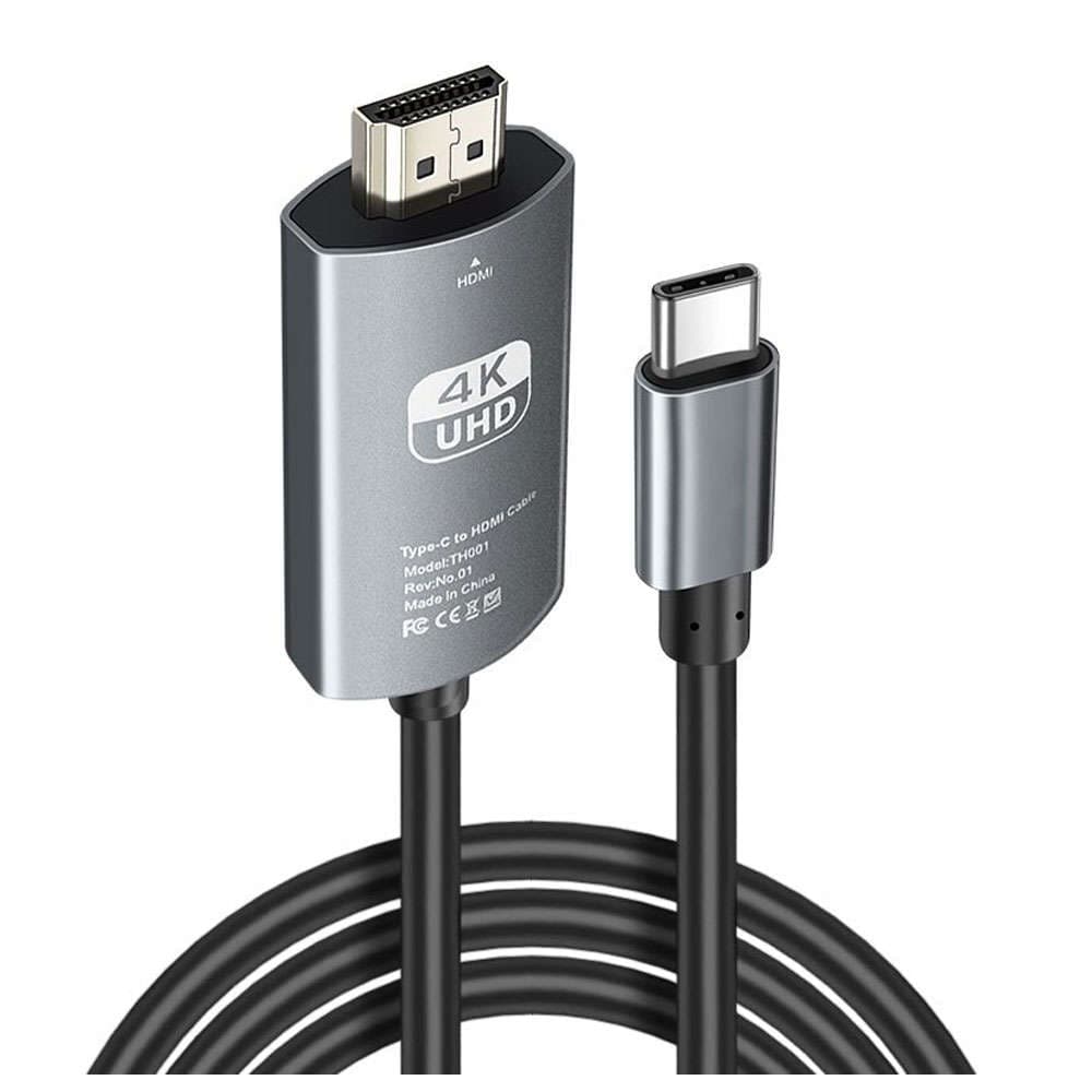 

Kabel 2m adapter przewód Alogy USB-C Type C 3.1 do HDMI 4K/60Hz MHL 2m