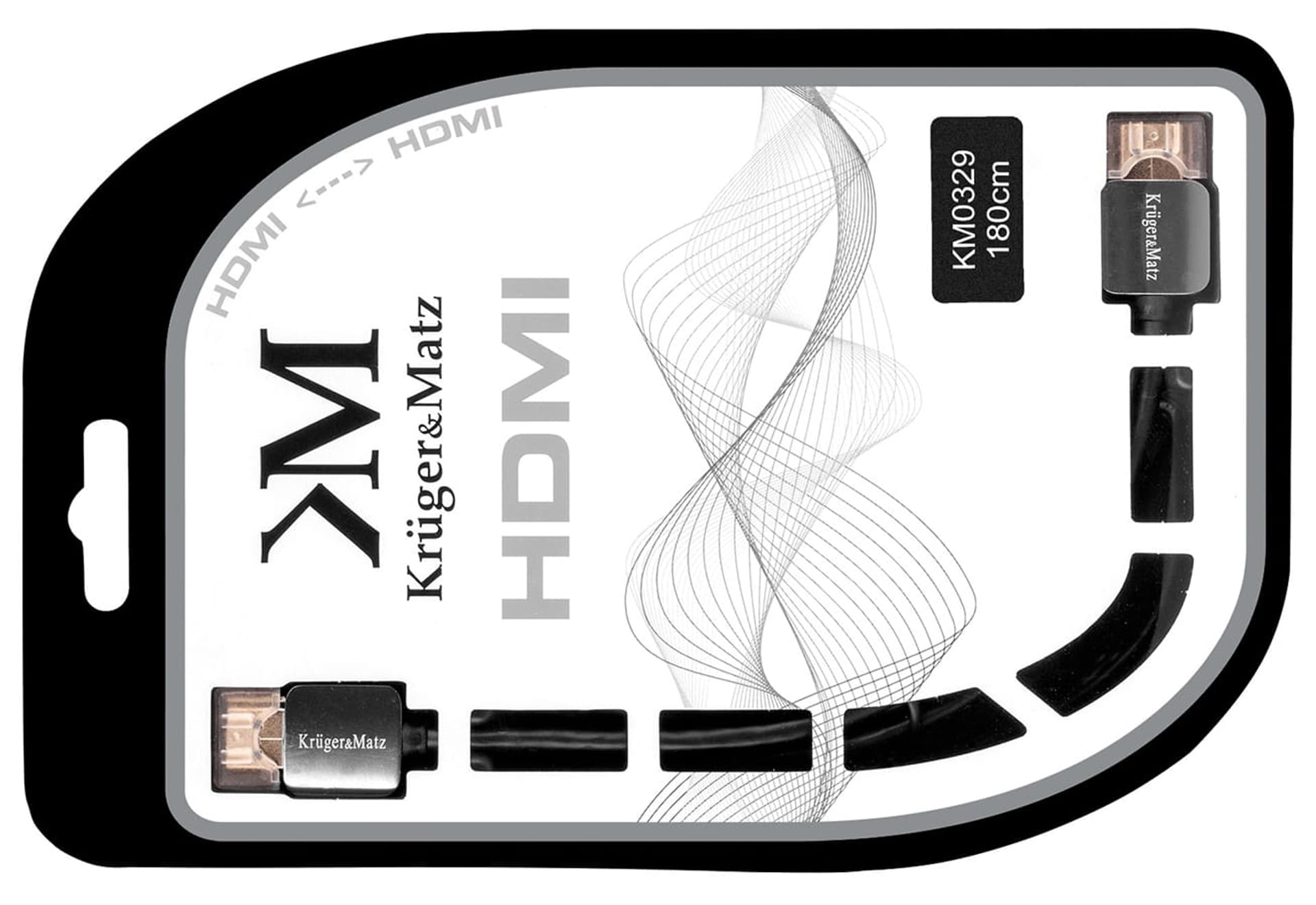 

Kabel HDMI - HDMI 4K A-A 1.8m Kruger&Matz