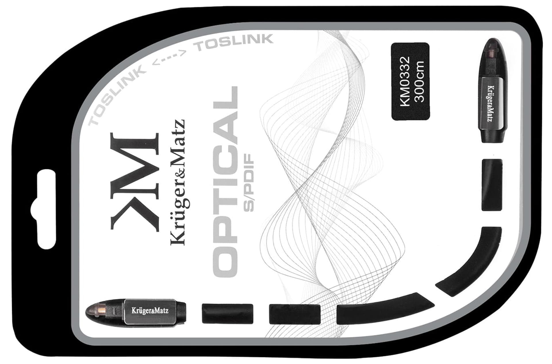 

Kabel optyczny toslink-toslink Kruger&Matz