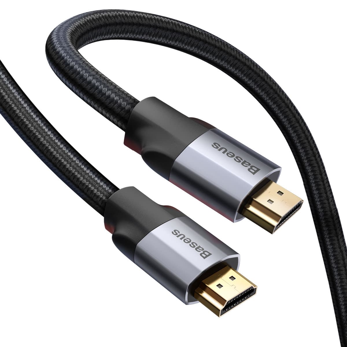 

Baseus Enjoyment kabel adapter przewód HDMI 4K60Hz 0.75m ciemnoszary