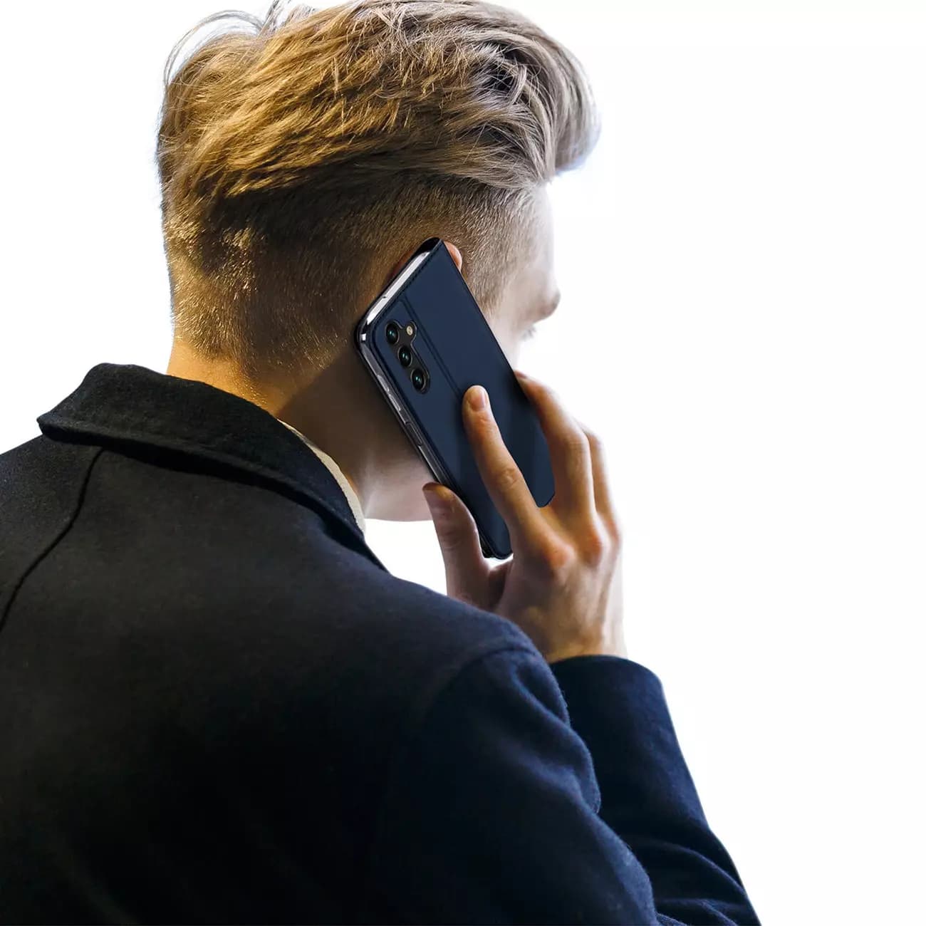 

Dux Ducis Skin Pro etui Samsung Galaxy A14 5G pokrowiec z klapką portfel na kartę podstawka niebieskie