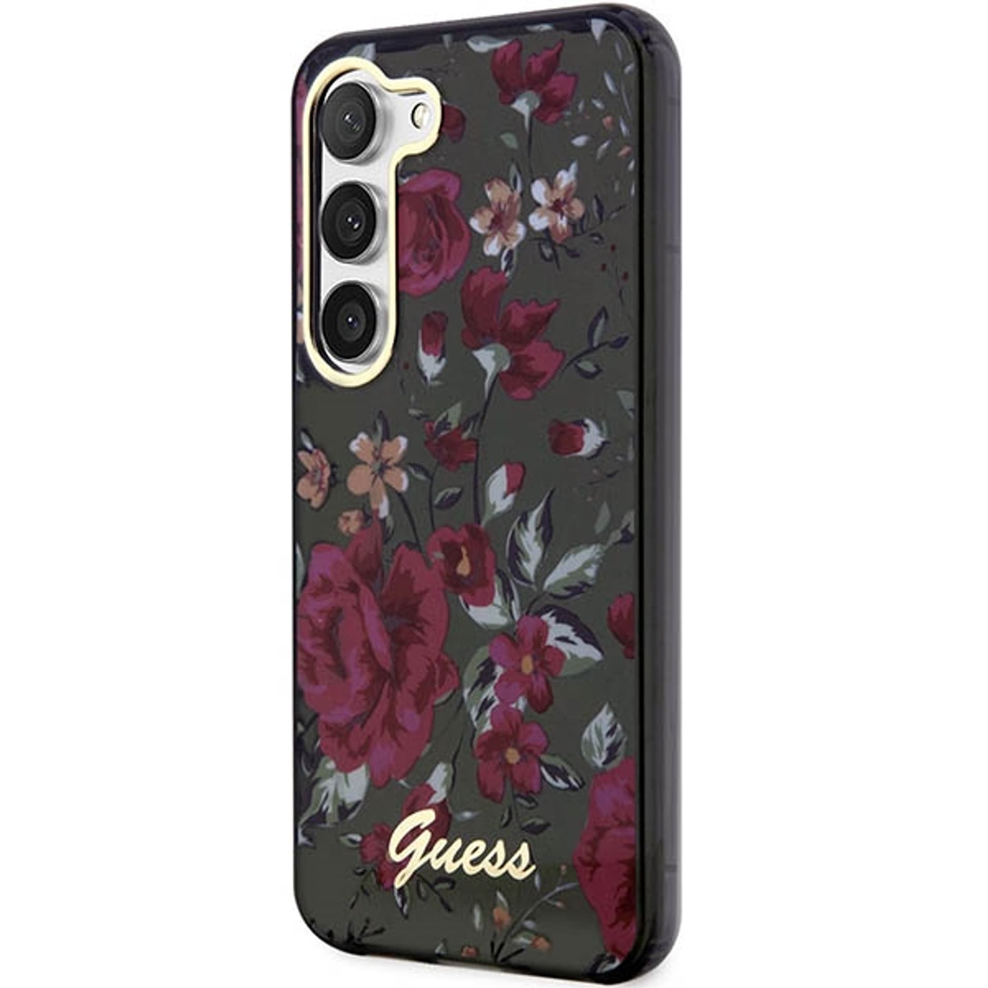 

Guess GUHCS23SHCFWSA S23 S911 zielony/kaki hardcase Flower Collection