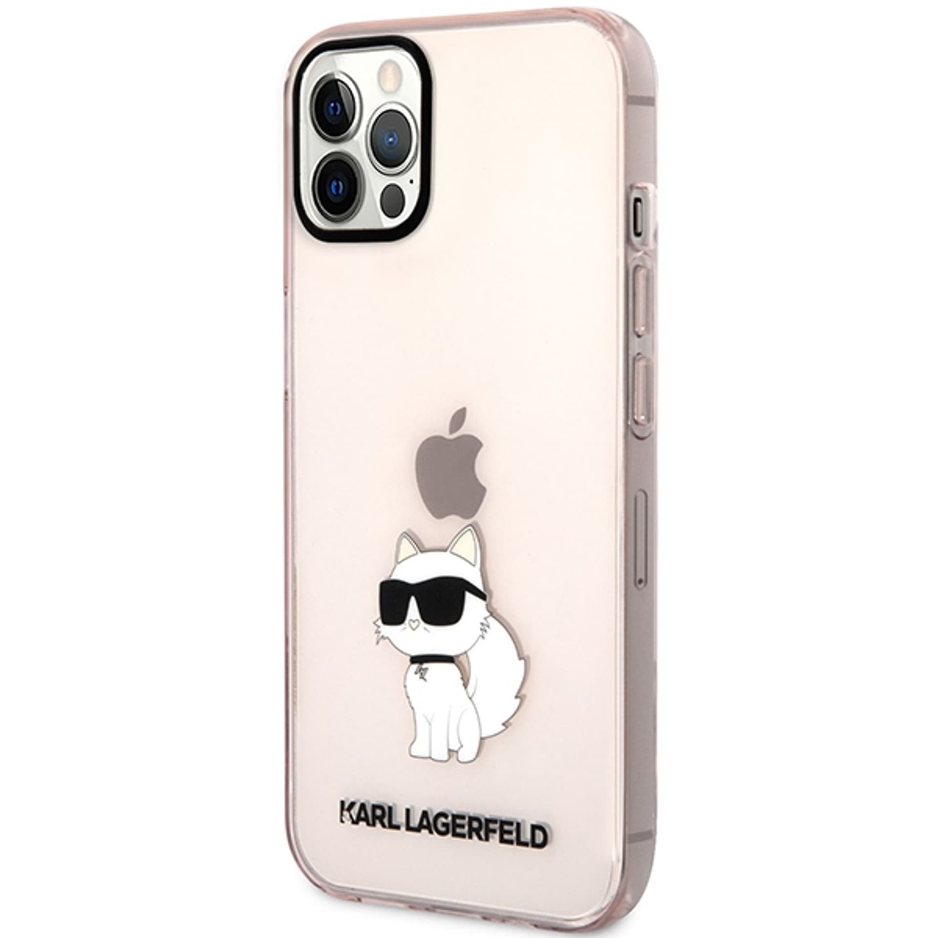 

Karl Lagerfeld KLHCP12MHNCHTCP iPhone 12 /12 Pro 6,1" różowy/pink hardcase Ikonik Choupette