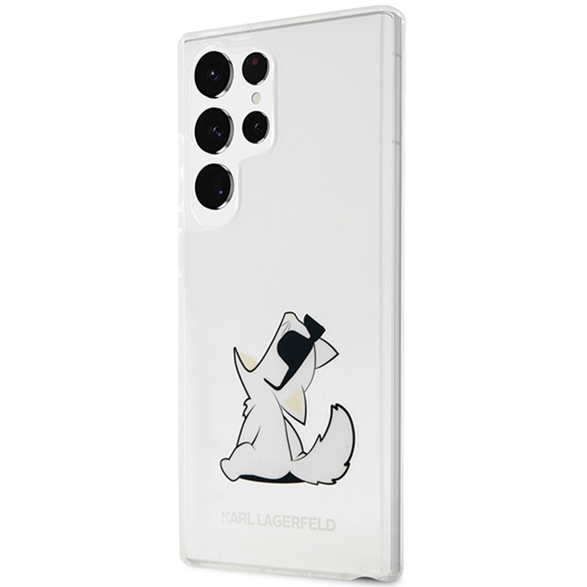 

Karl Lagerfeld KLHCS23LCFNRC S23 Ultra S918 transparent hardcase Choupette Fun