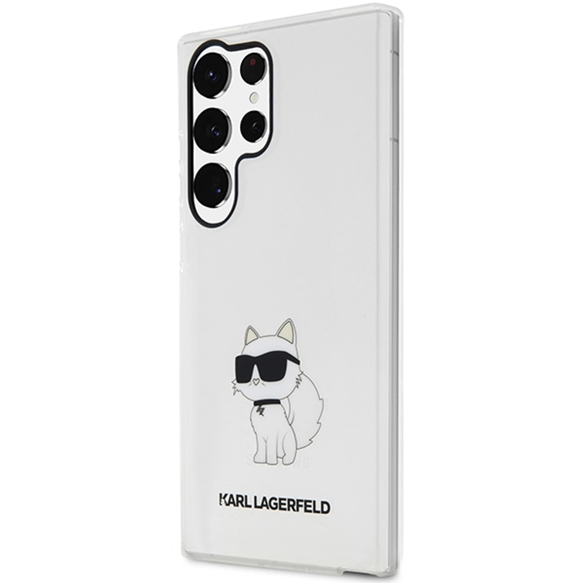 

Karl Lagerfeld KLHCS23LHNCHTCT S23 Ultra S918 transparent hardcase Ikonik Choupette