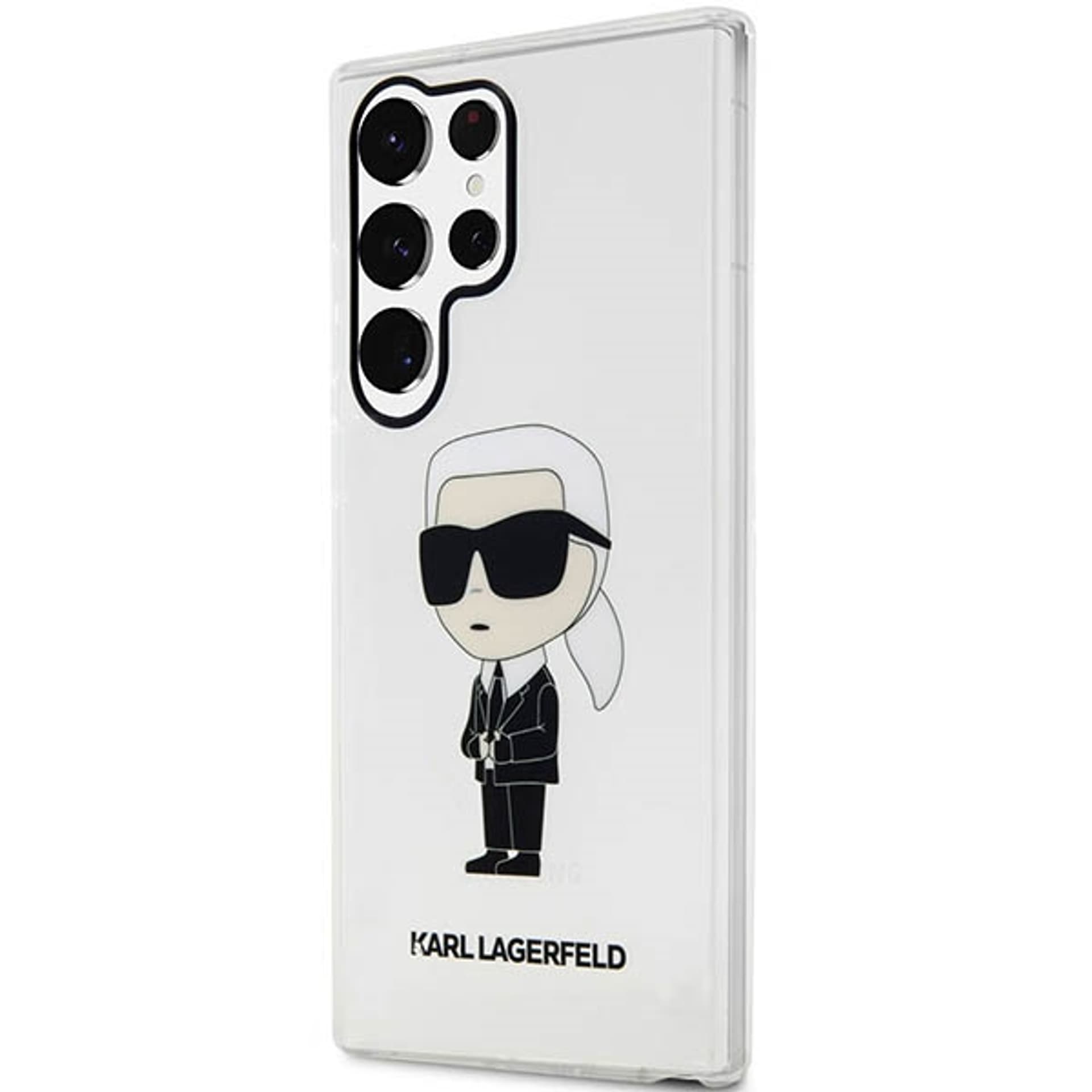 

Karl Lagerfeld KLHCS23LHNIKTCT S23 Ultra S918 transparent hardcase Ikonik Karl Lagerfeld