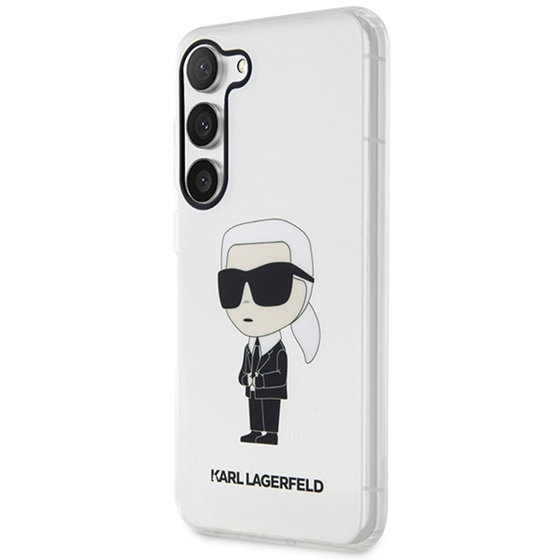 

Karl Lagerfeld KLHCS23SHNIKTCT S23 S911 transparent hardcase Ikonik Karl Lagerfeld