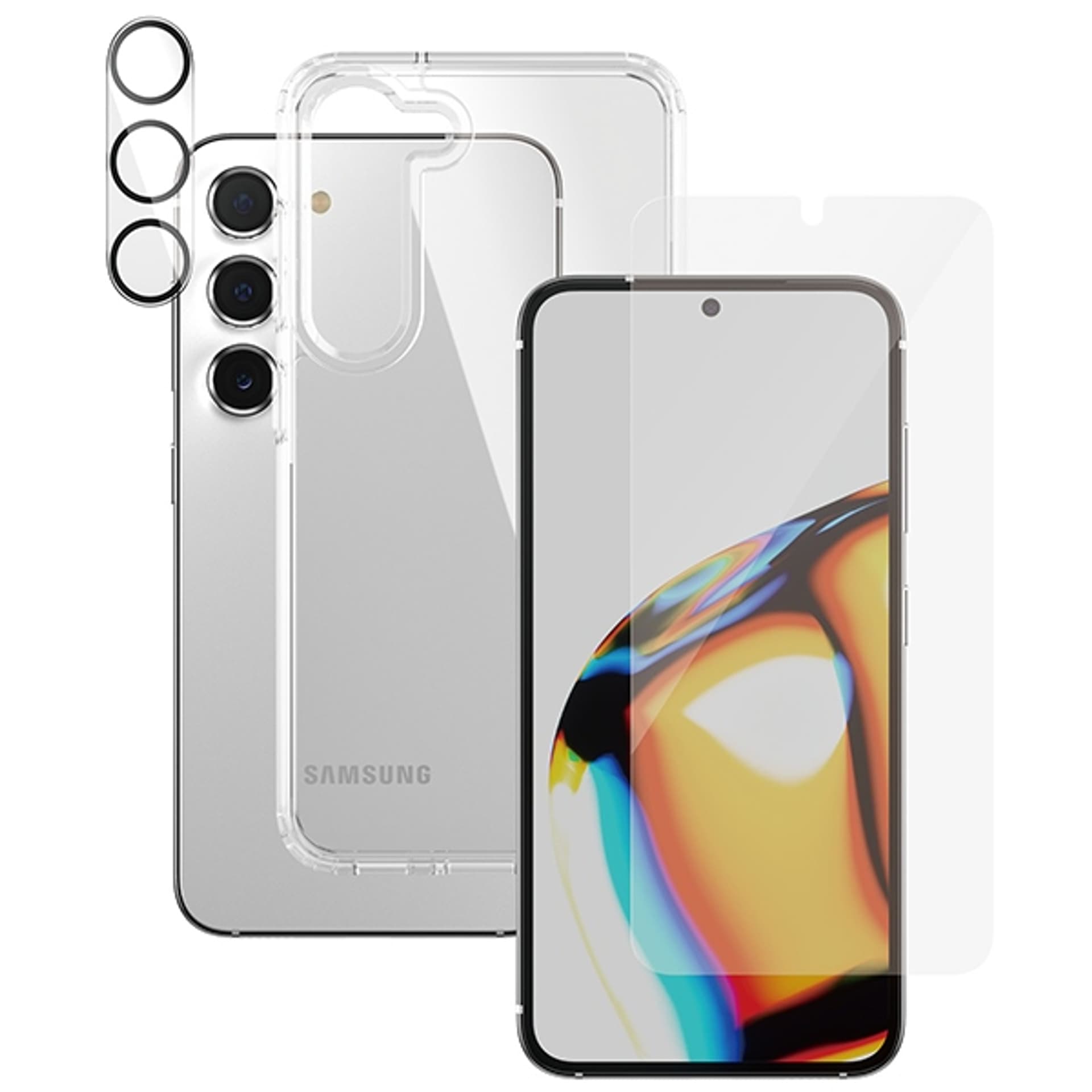 

PanzerGlass Bundle 3in1 Sam S23 S911 Hardcase + Screen Protector + Camera Lens 0433+7315