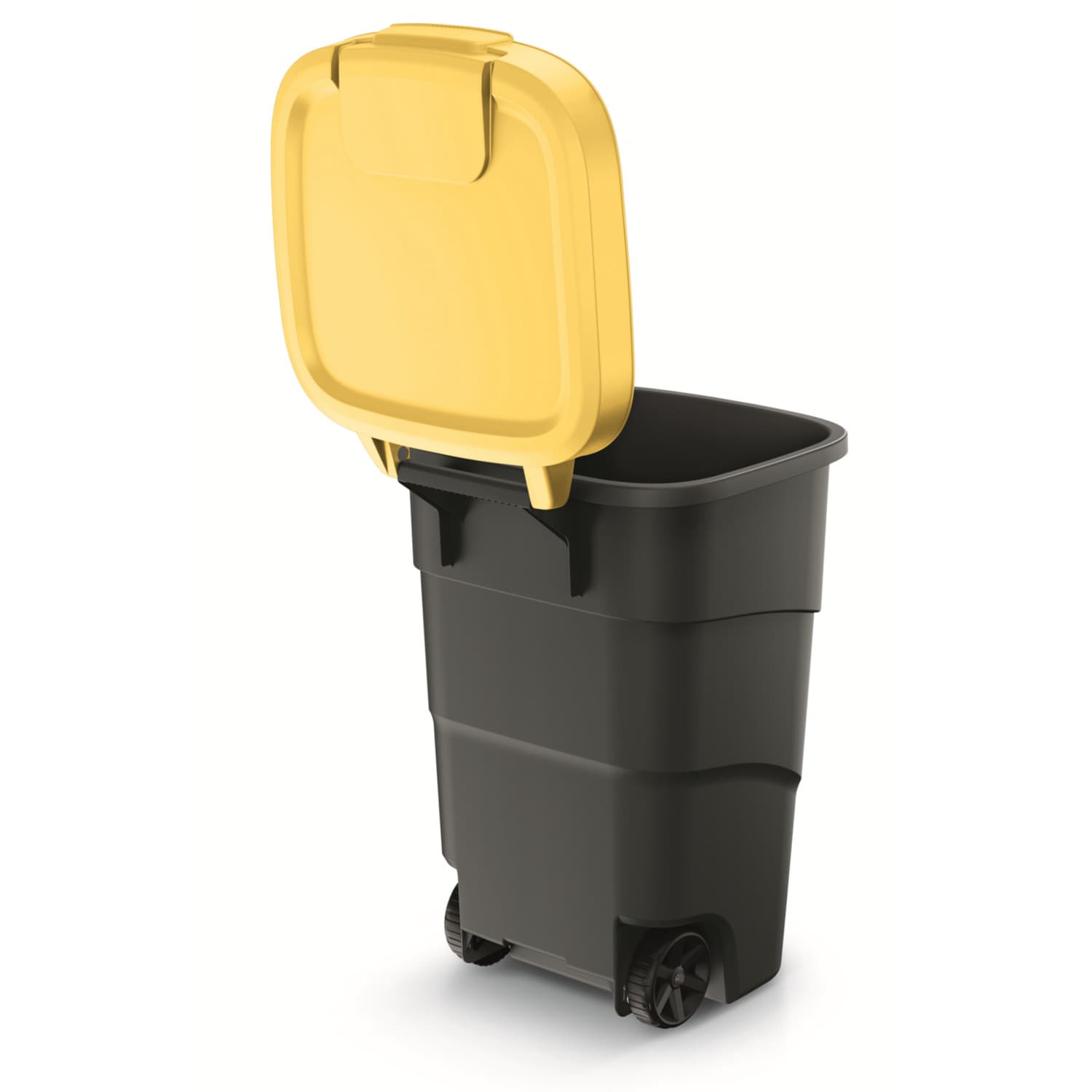 

Kosz ogrodowy WHEELER 95 L - żółty