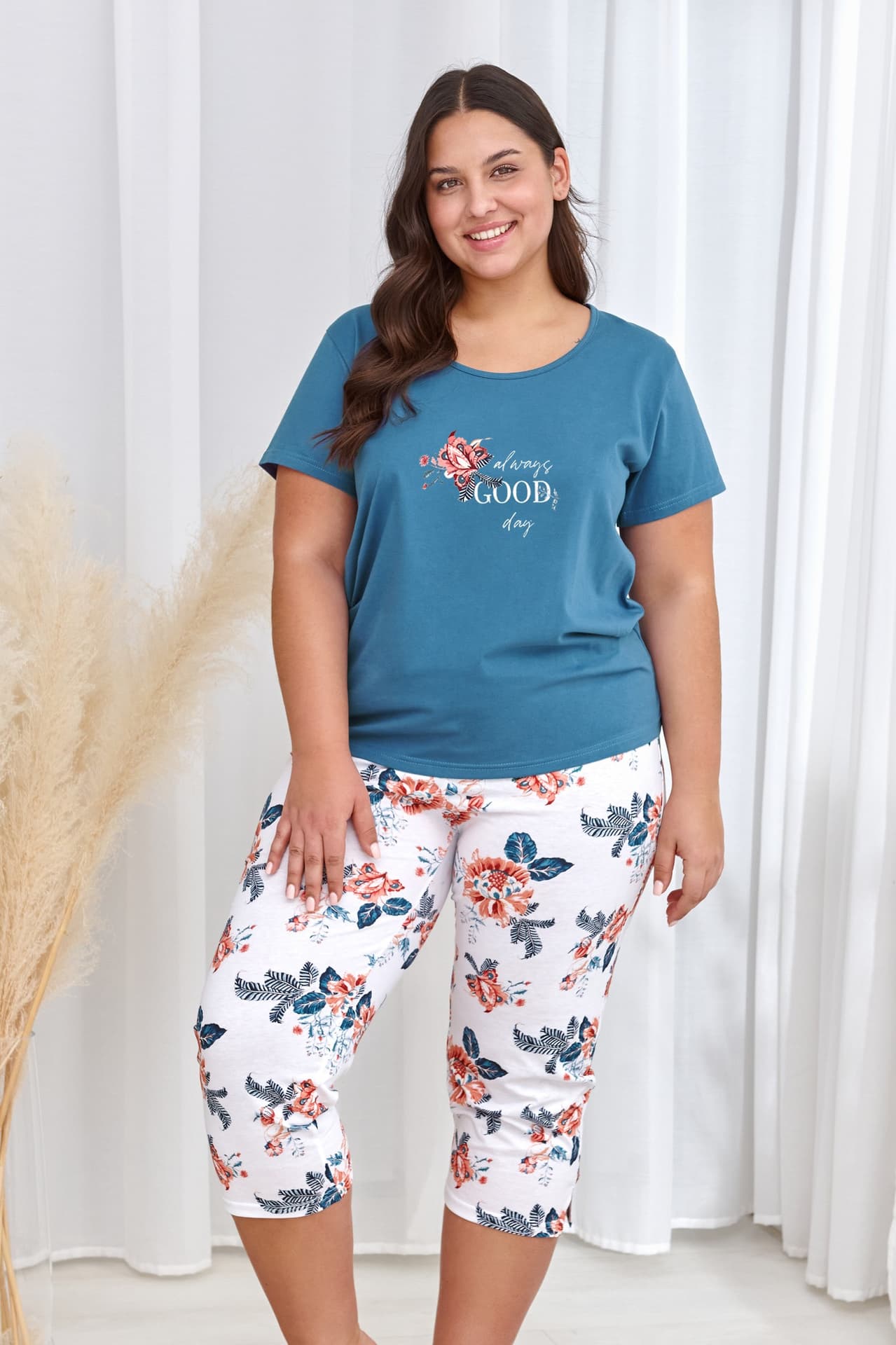 

PIŻAMA JOYCE 2930 KR R.2XL-4XL (kolor koralowy, rozmiar XXL)
