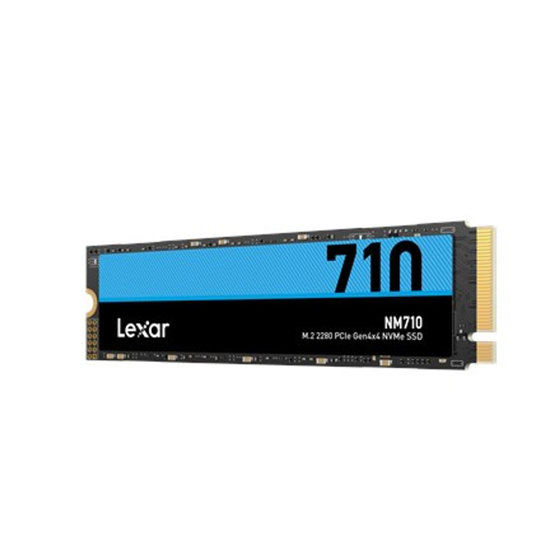 

Lexar M.2 NVMe SSD NM710 1000 GB, obudowa SSD M.2 2280, interfejs SSD PCIe Gen4x4, prędkość zapisu 4500 MB/s, prędkość odczytu 5