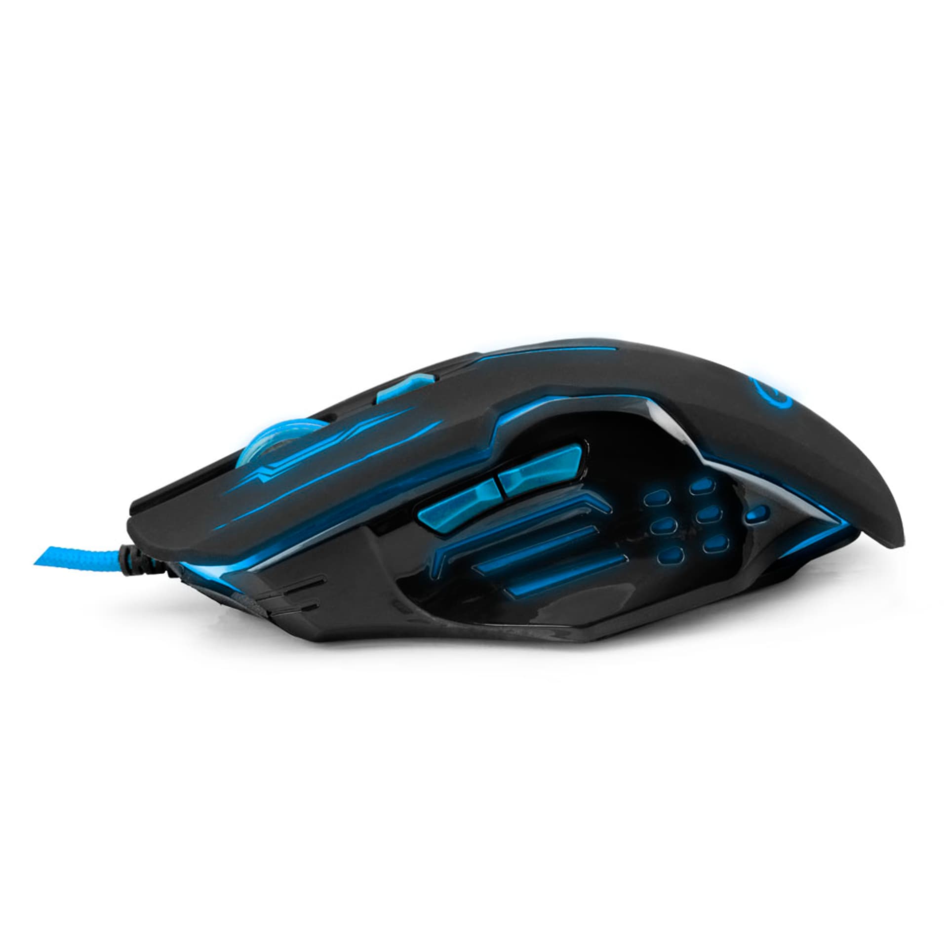 

EGM403B Mysz przewodowa dla graczy 6D optyczna USB MX403 Apache niebieska