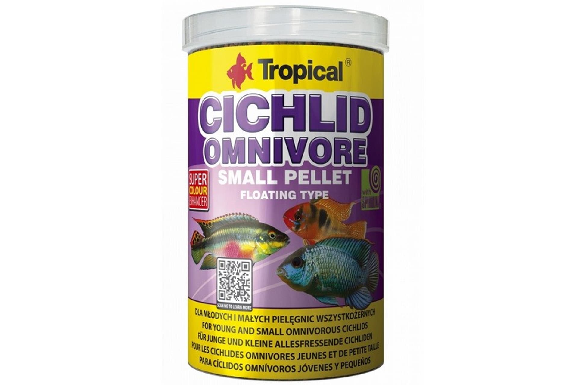 

TR CICHLID OMNIVORE SMALL PELLET 250ML/90G 60954