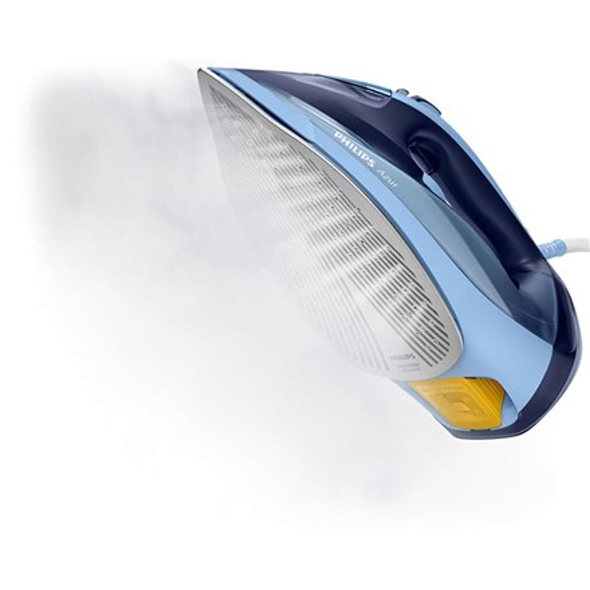 

Philips GC4564/20 Żelazko parowe, 2600 W, Pojemność zbiornika na wodę 0,3 ml, Ciągły strumień pary 50 g/min, Niebieski/Ciemnonie