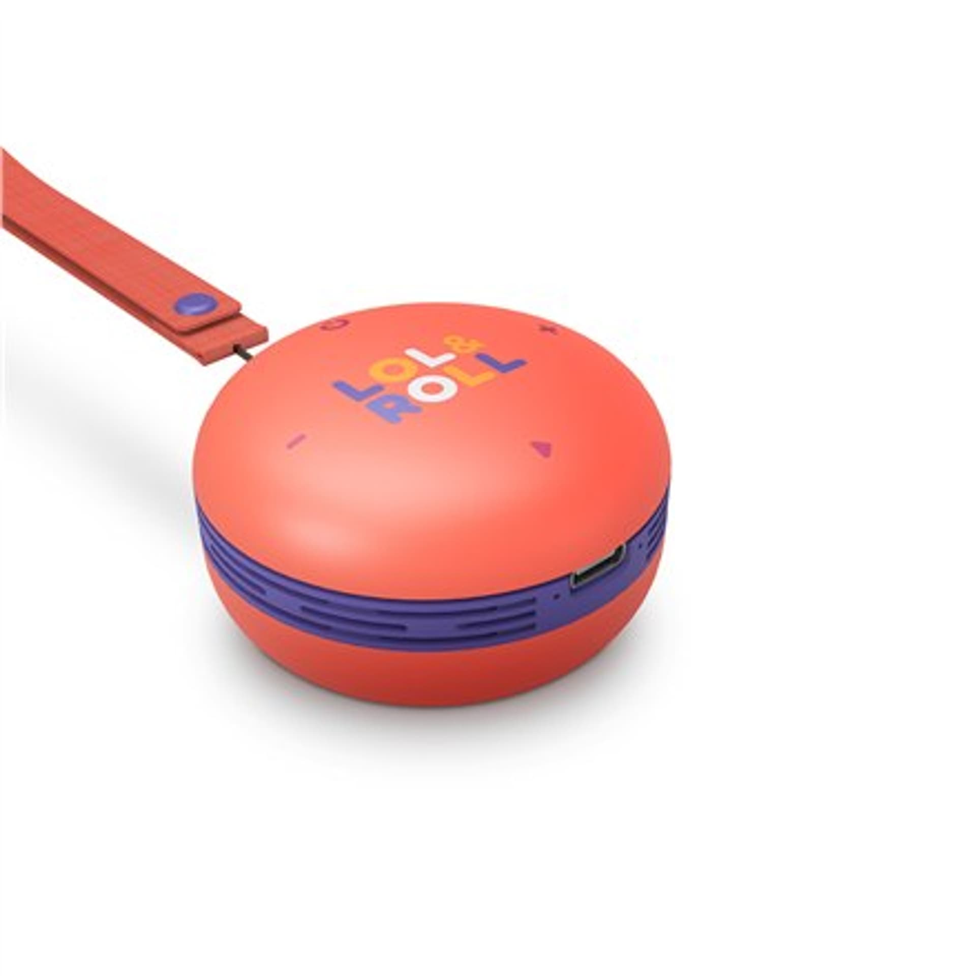 

Pomarańczowy głośnik Energy Sistem Lol&Roll Pop dla dzieci