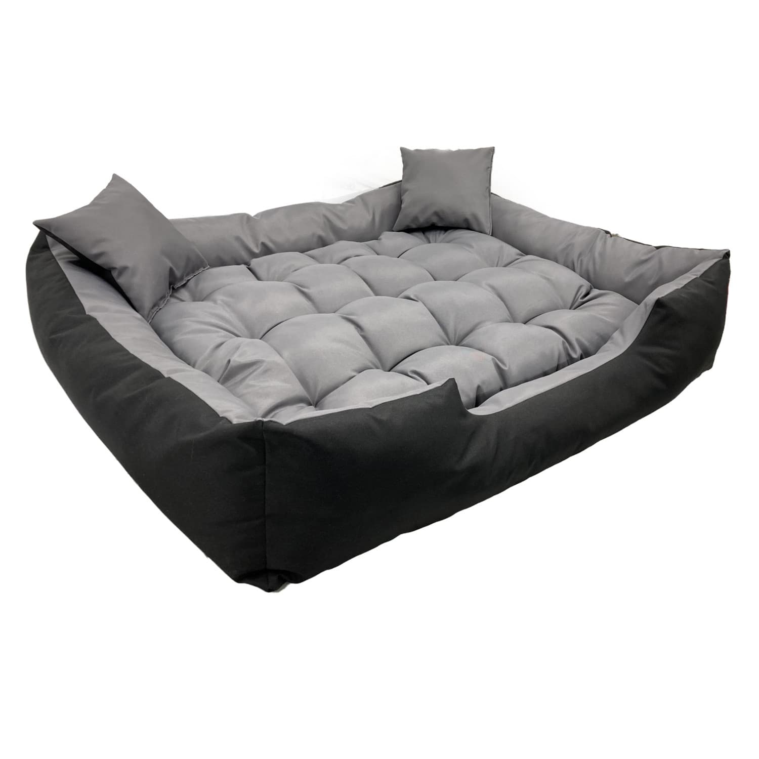 

Legowisko dla psa ECCO 100x80 / 115x95 cm szaro-czarne