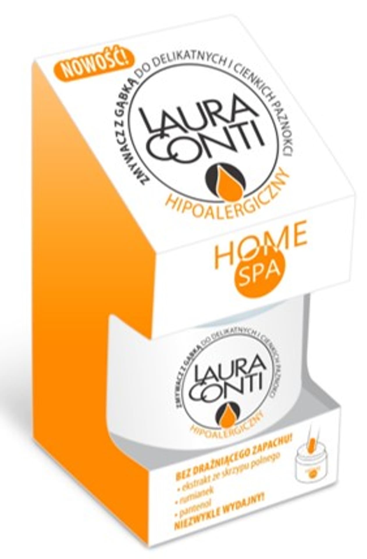 

LAURA CONTI Zmywacz do paznokci z gąbką 50ml