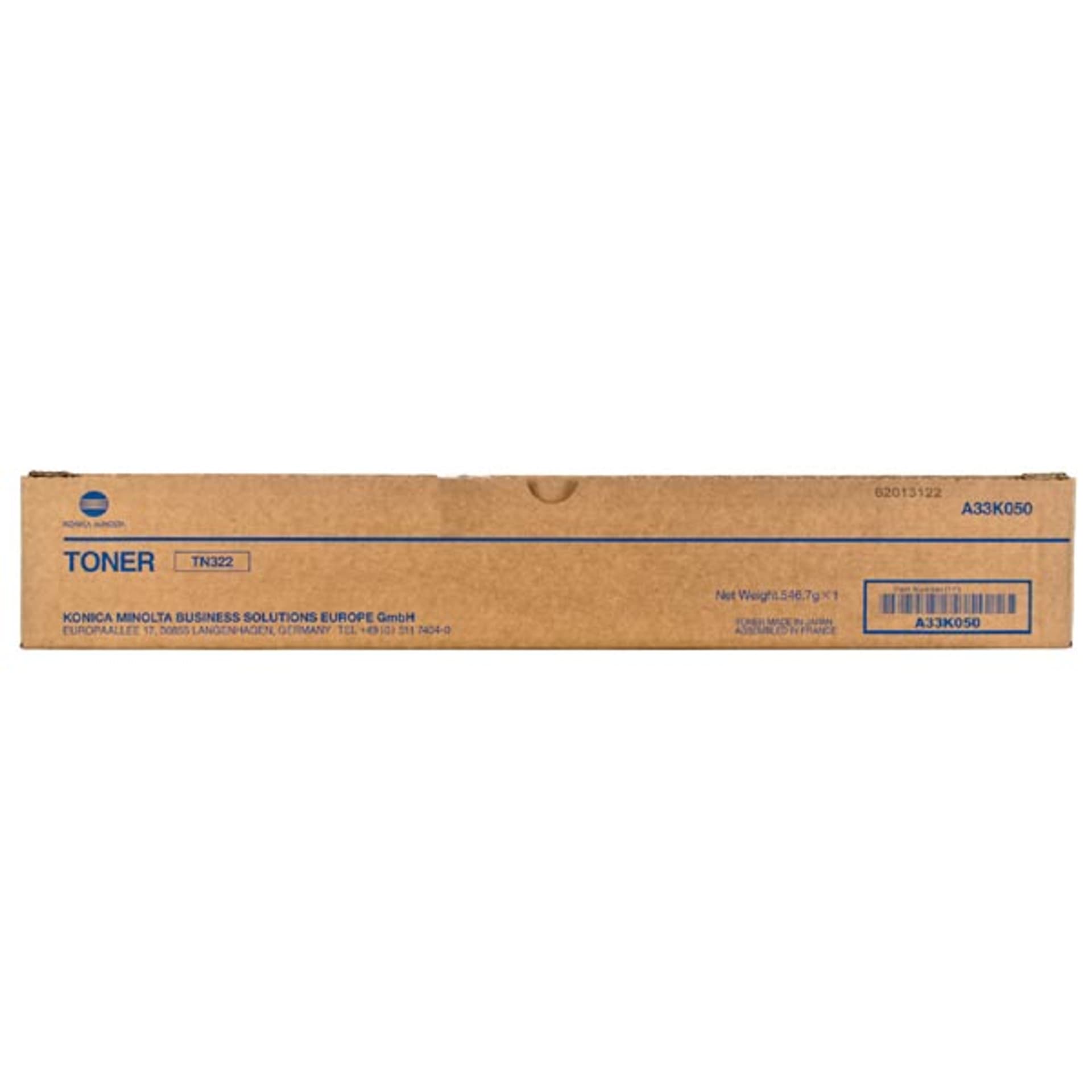

Konica Minolta oryginalny toner A33K050, TN-322, black, 28800s, Konica Minolta Bizhub 224e, 284e, 364e, O