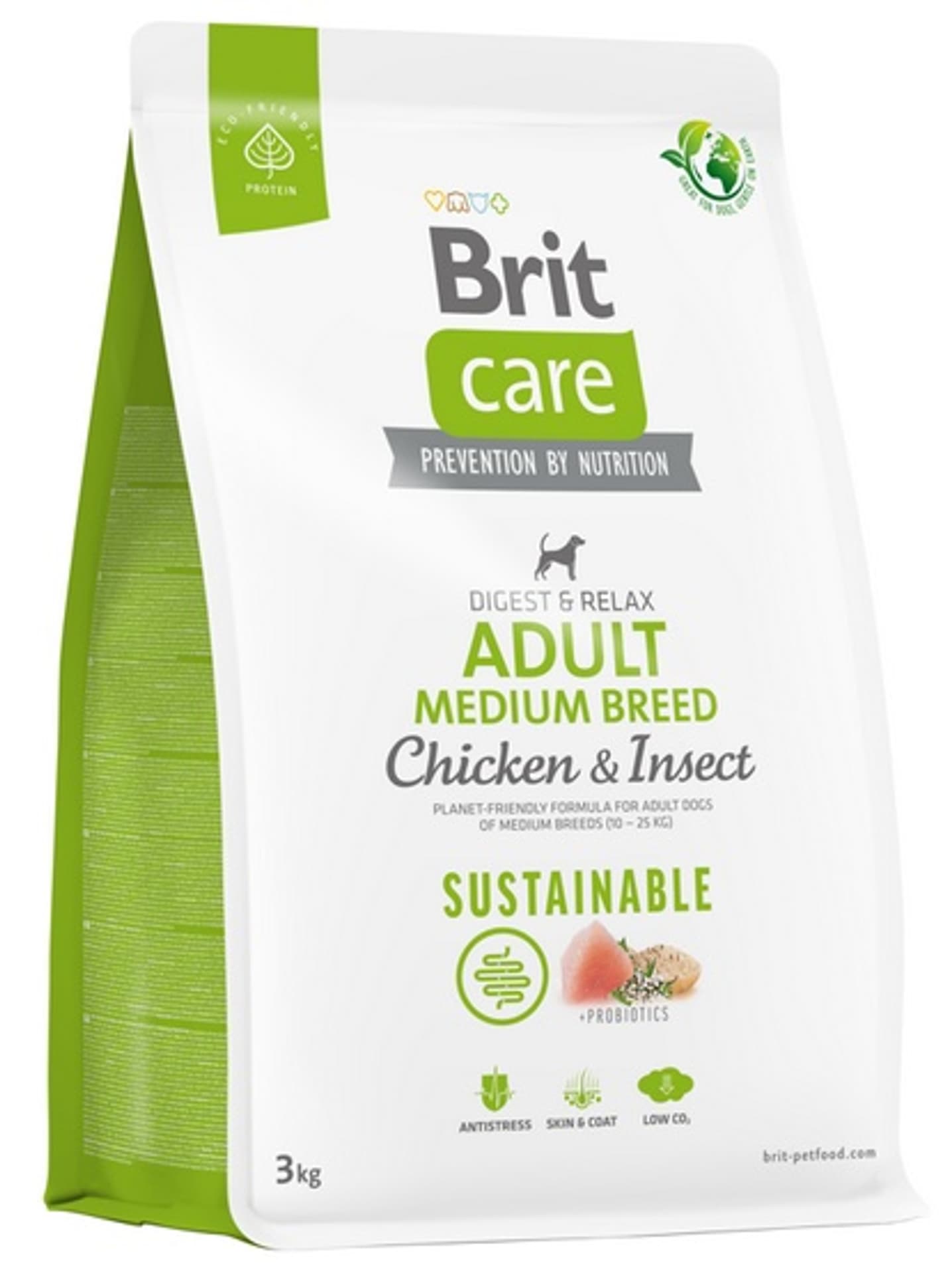

Brit Care Sustainable Adult Med Chicken Insect 3kg