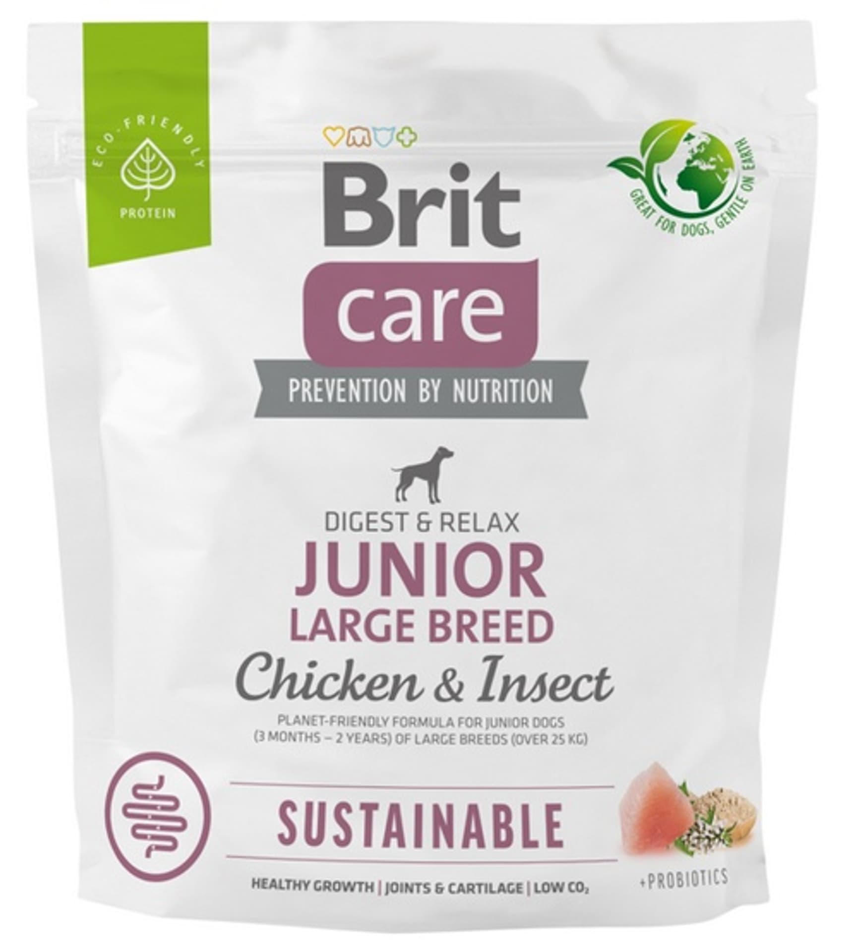 

Brit Care Sustainable Junior Large Breed Chicken & Insect 1kg