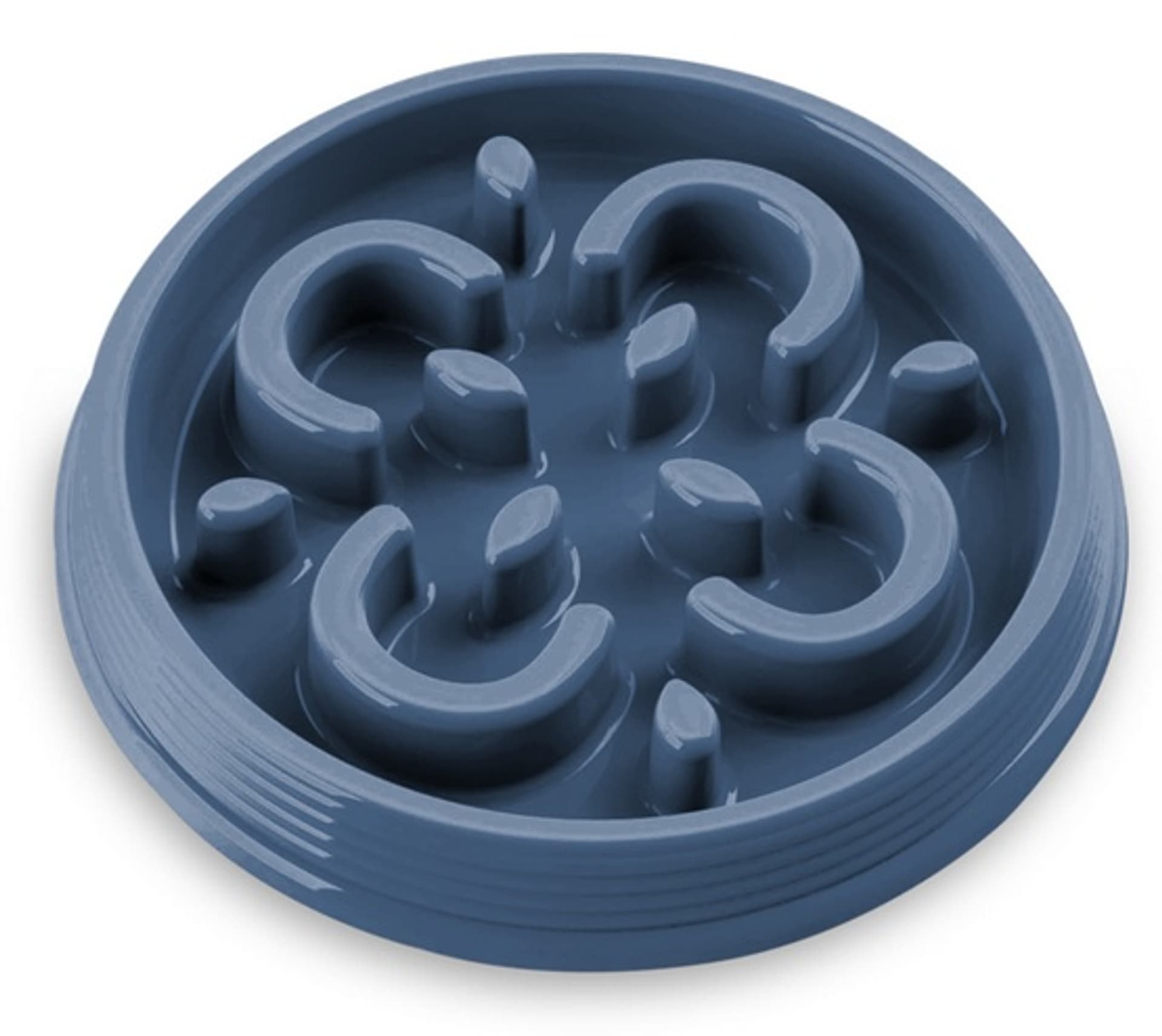 

TarHong Slow Chow Medalion Indigo miska spowalniająca jedzenie mała 17,8cm/0,25L