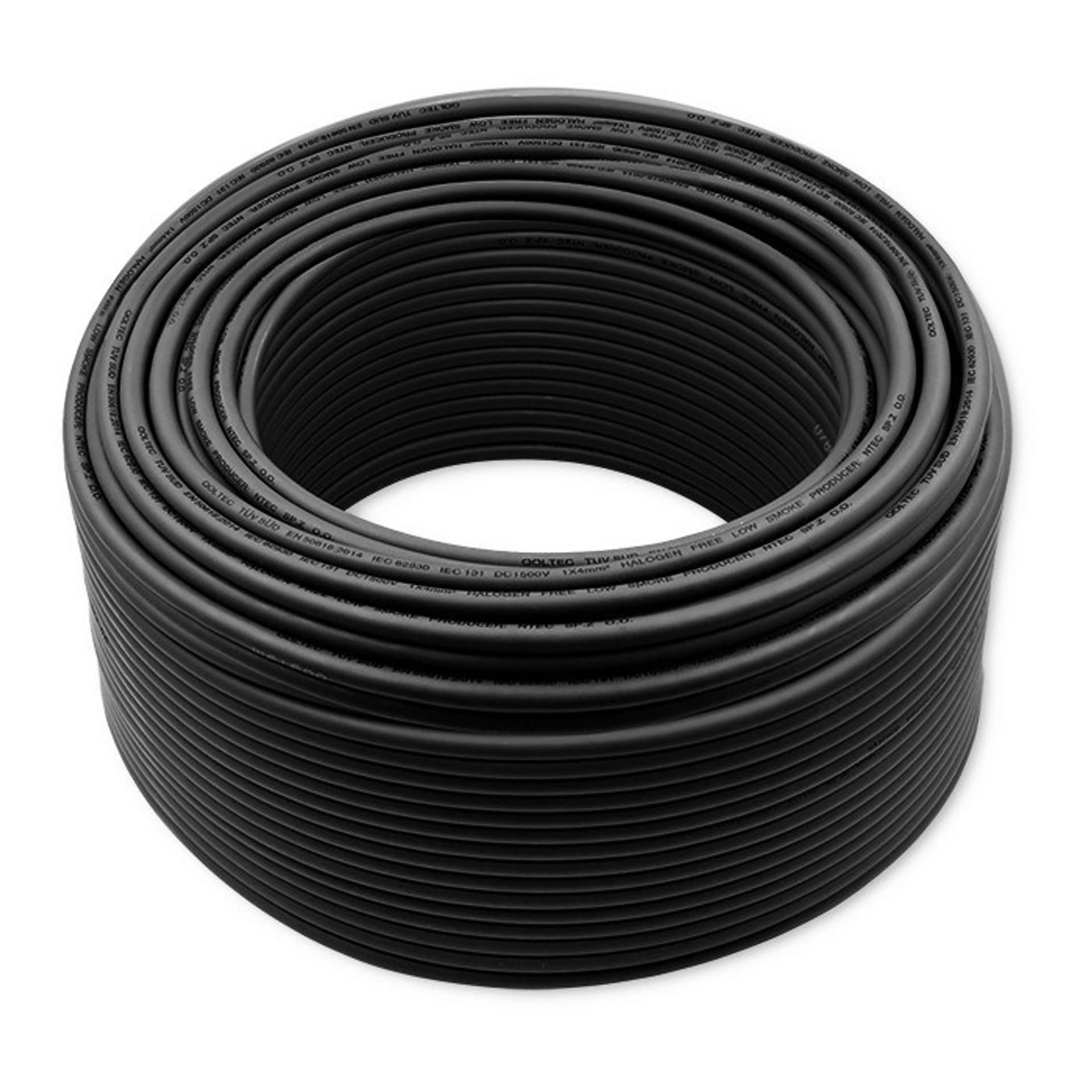 

QOLTEC KABEL SOLARNY FOTOWOLTAICZNY | 4MM2 | 100M | CZARNY
