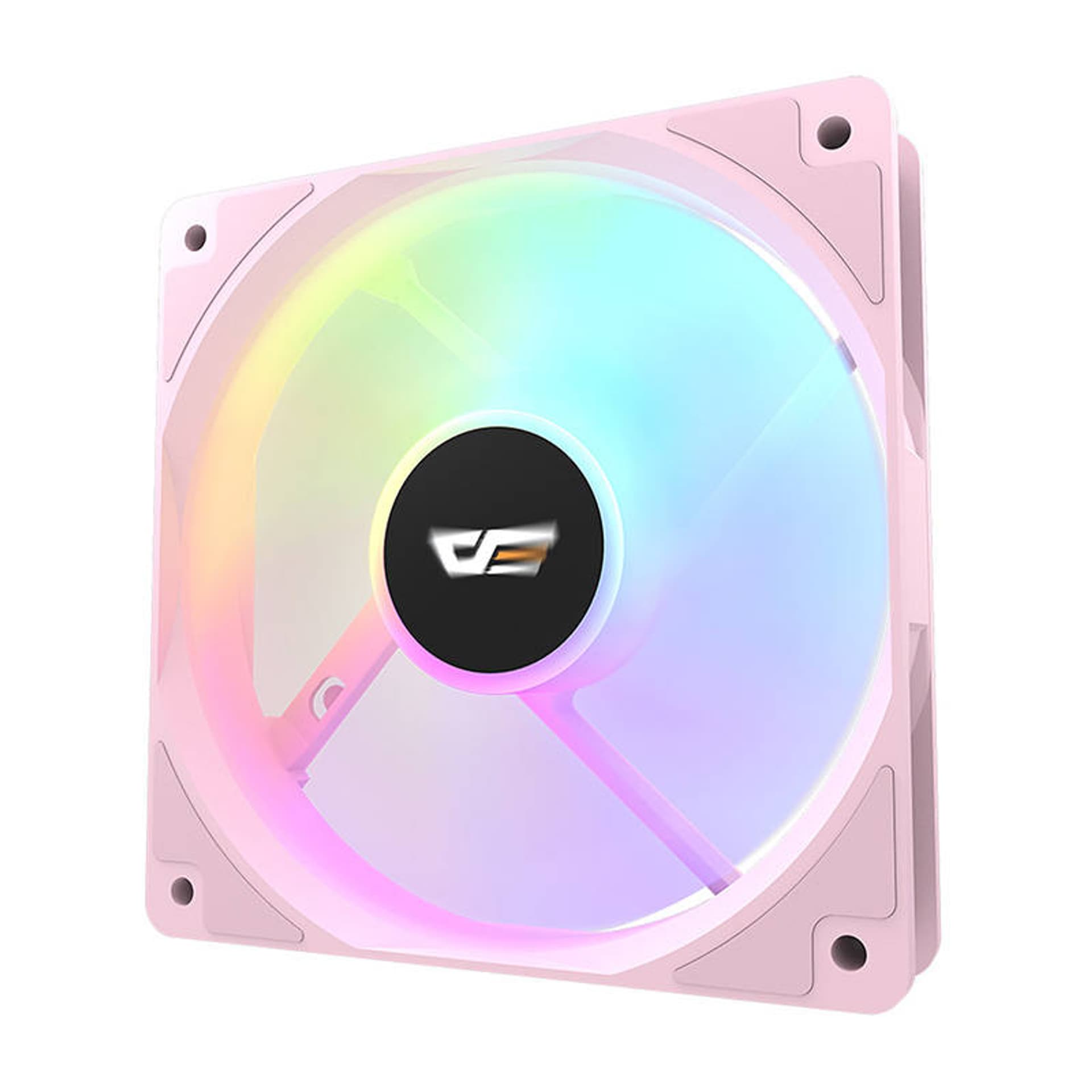 

Wentylator LED do komputera Darkflash CL12 (120x120) (różowy)