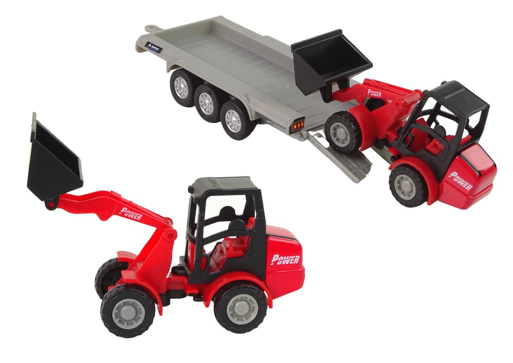 

Auto Terenowe z Przyczepą Koparka Dźwięk Światła 510207