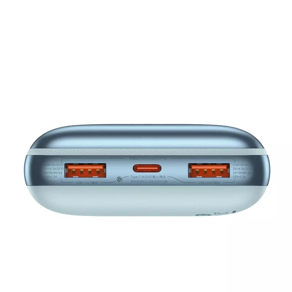 

Powerbank Baseus Bipow Pro 20000mAh 22.5W niebieski z kablem USB Typu A - USB Typu C 3A 0.3m (PPBD040303)