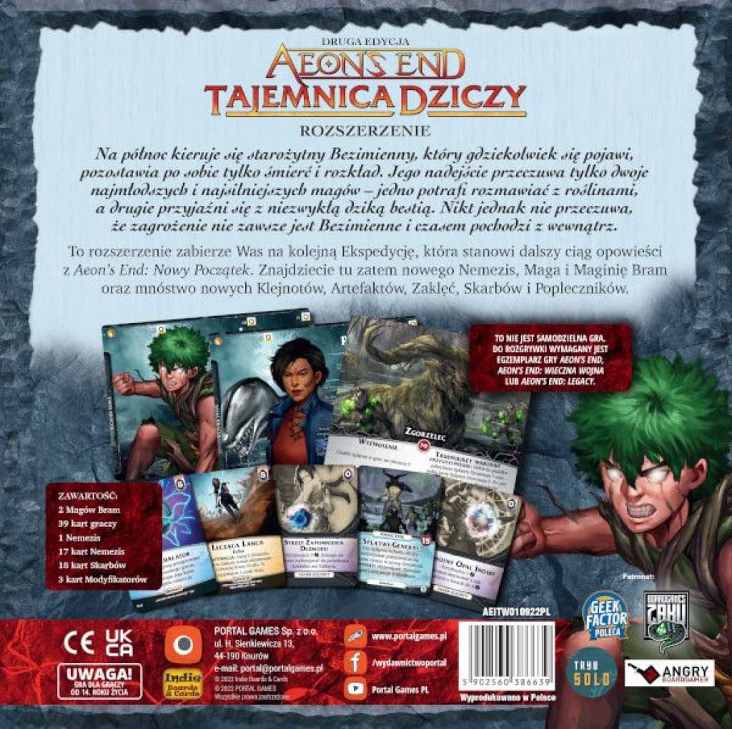 

GRA KARCIANA AEONs END: TAJEMNICA DZICZY - dodatek PORTAL