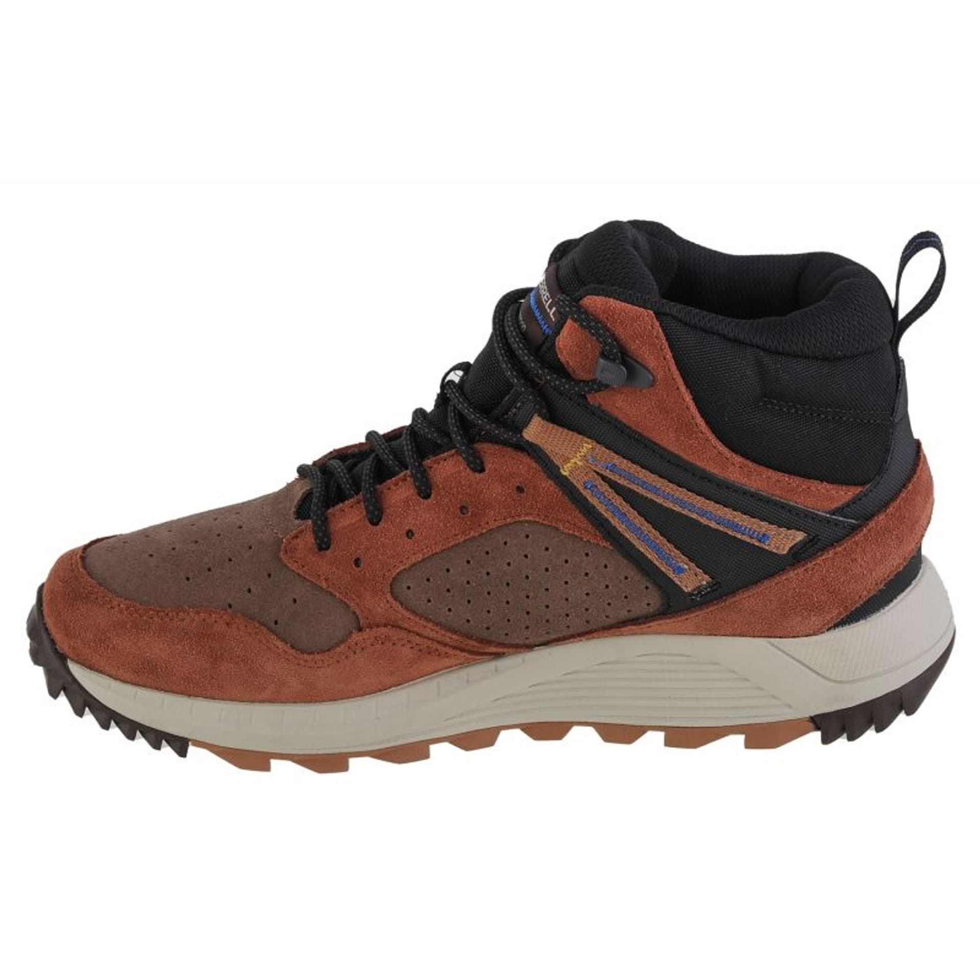 

Buty Merrell Wildwood Sneaker Mid WP M (kolor Brązowy, rozmiar 46)