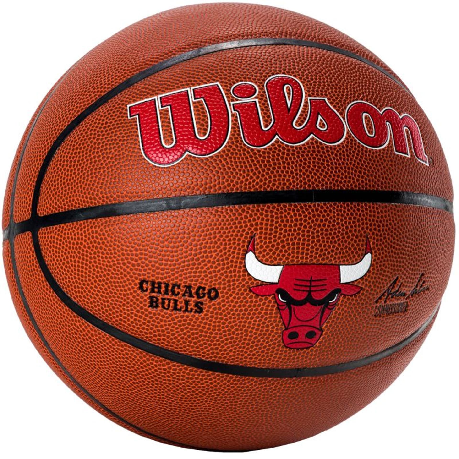 

Piłka Wilson Team Alliance Chicago Bulls Ball WTB3100 (kolor Brązowy, rozmiar 7)