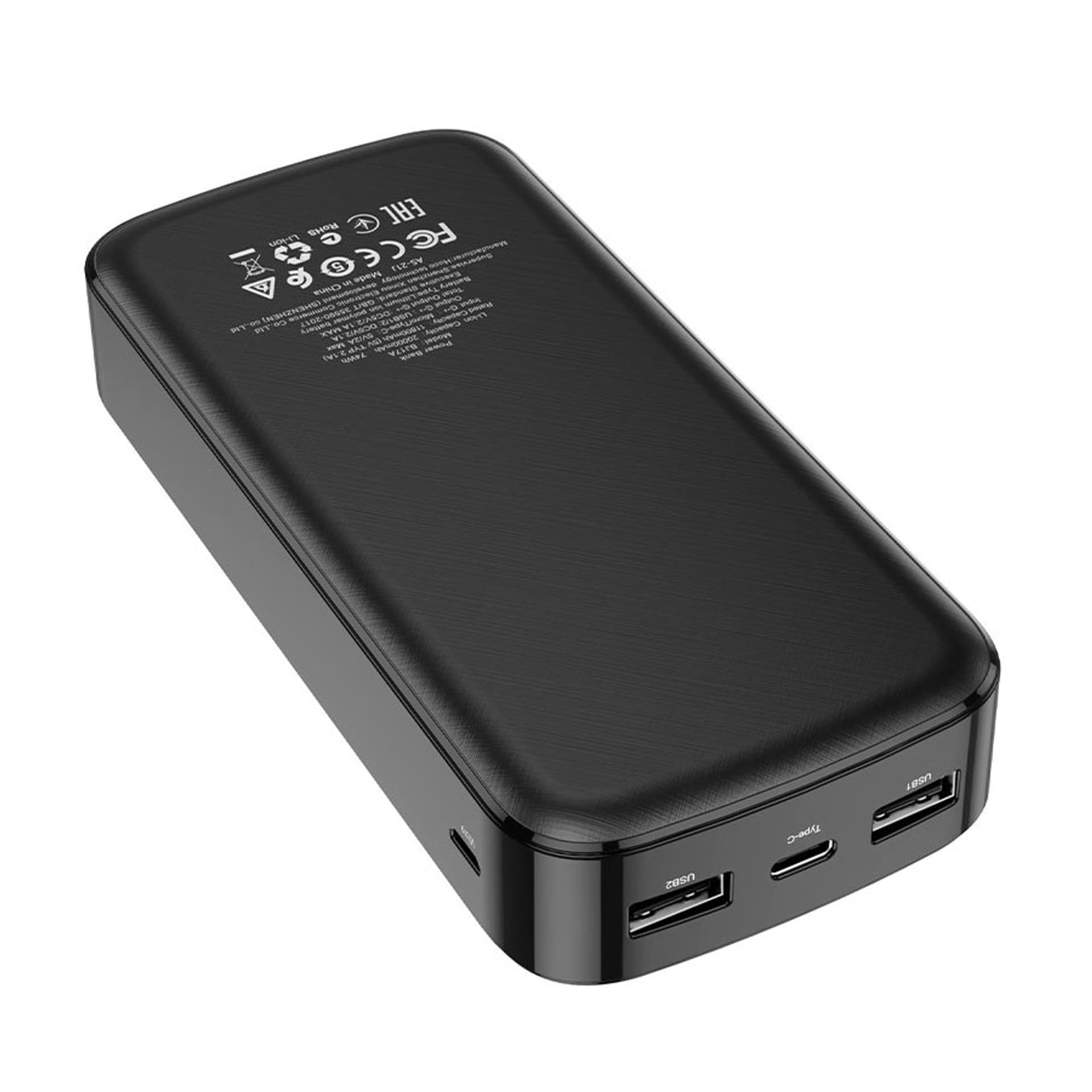 

BOROFONE POWER BANK 20000MAH BJ17A MIKE - 2XUSB - CZARNY