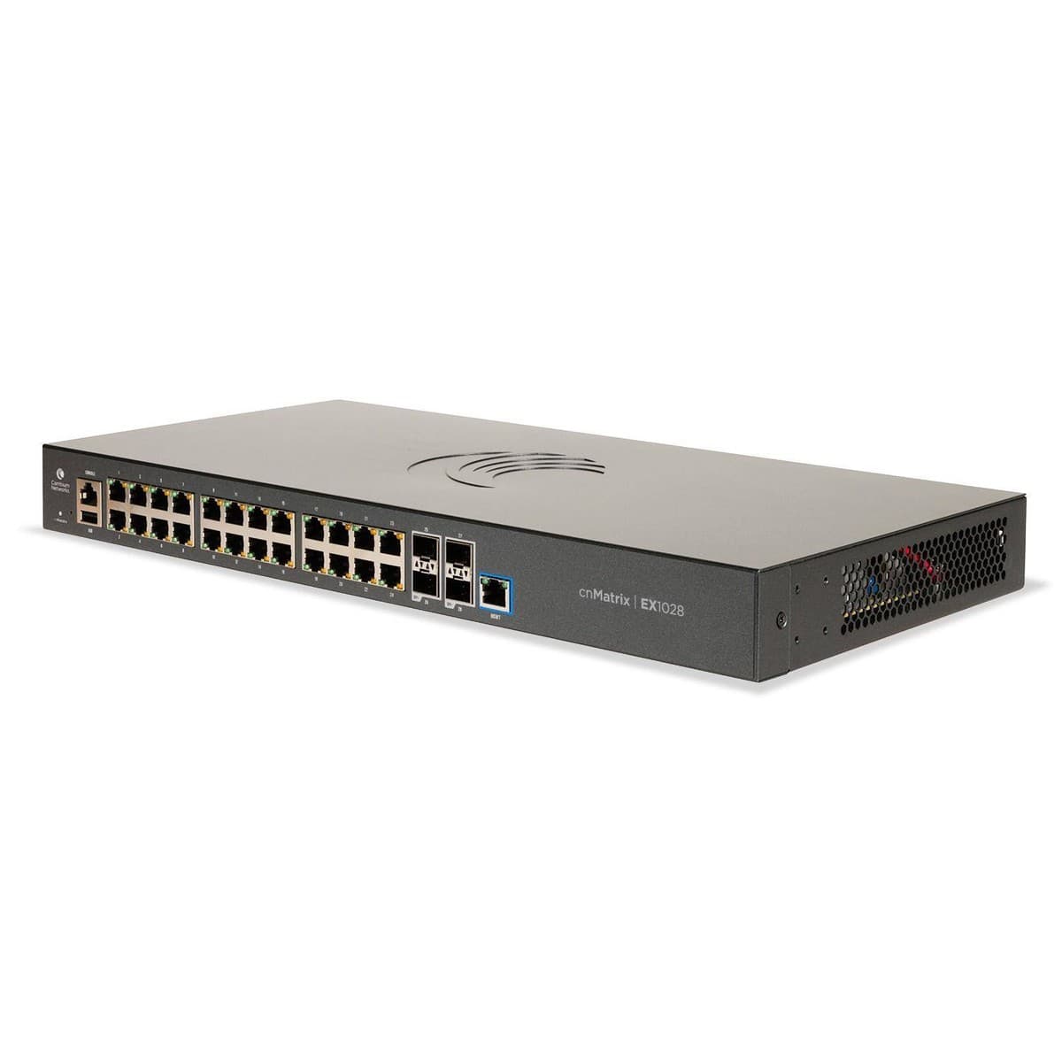 

CAMBIUM CNMATRIX EX1028 INTELLIGENT ETHERNET SWITCH, 24X 1GBPS, 4X 1GBPS SFP, NO PWR CORD