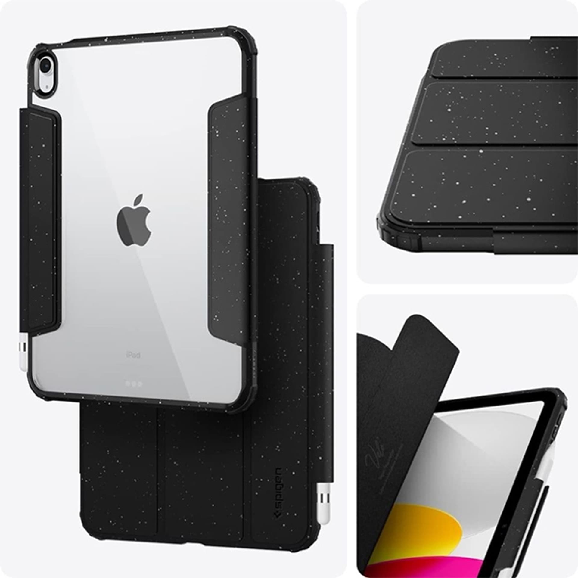 

Spigen Ultar Hybrid PRO iPad 10.9 2022 speckled grey ACS05941