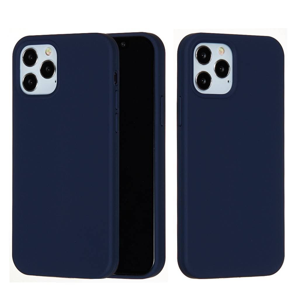 

Etui IPHONE 12 / 12 PRO Silicone case elastyczne silikonowe granatowe