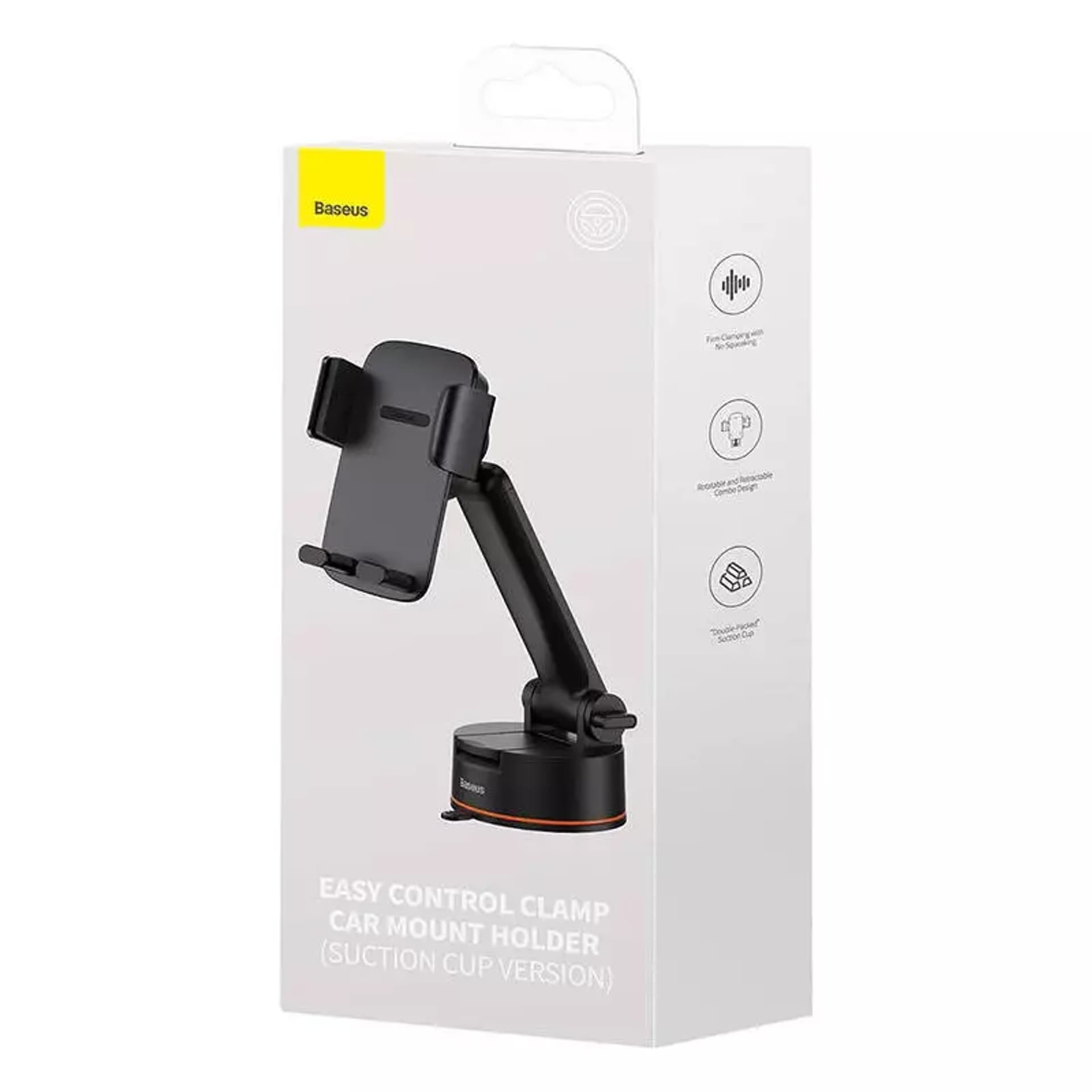 

Uchwyt samochodowy Baseus Easy Control Clamp z przyssawką (czarny)