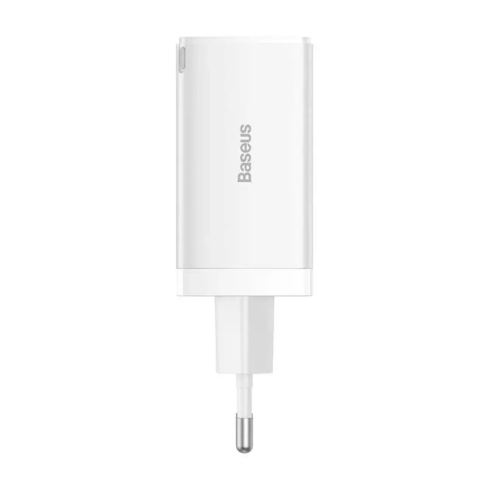 

Ładowarka sieciowa Baseus GaN5 Pro 2xUSB-C + USB, 65W (biała)