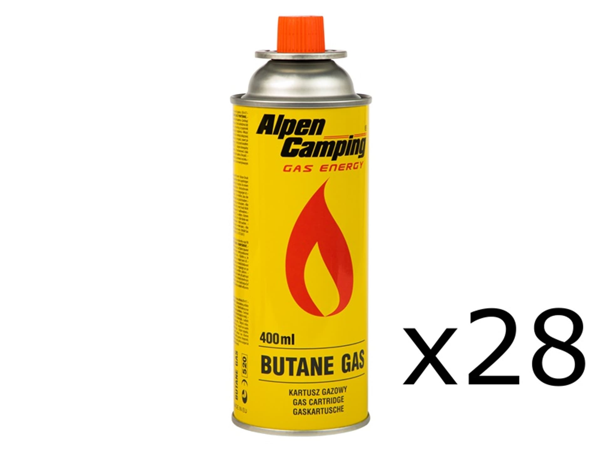

53-120# Gaz uniwersalny alpen camping 227g 28szt