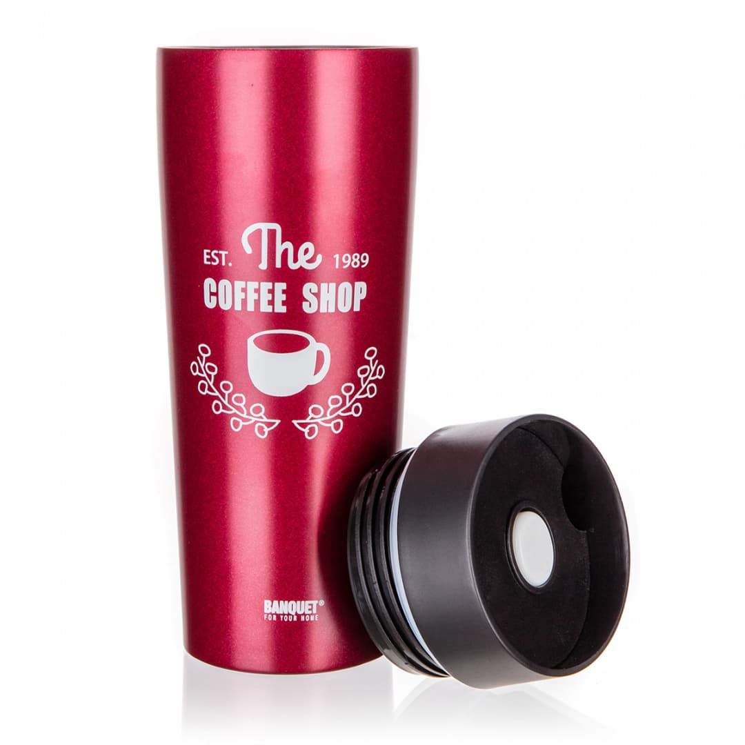 

KUBEK PODRÓŻNY TERMICZNY 350ml BANQUET COFFEE