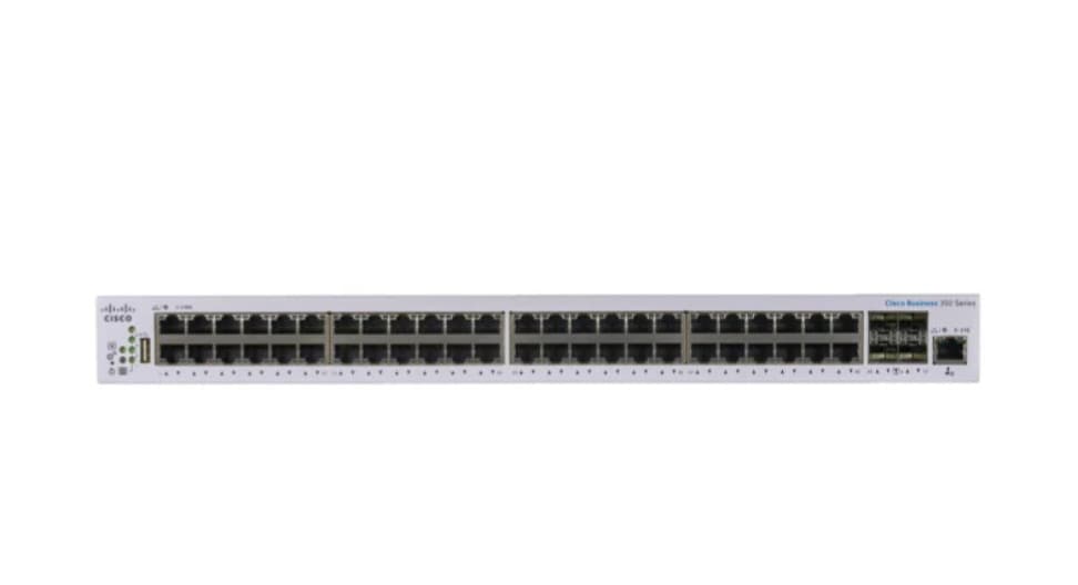 

CBS350 MANAGED 48-PORT 10GE/4X10G SFP+