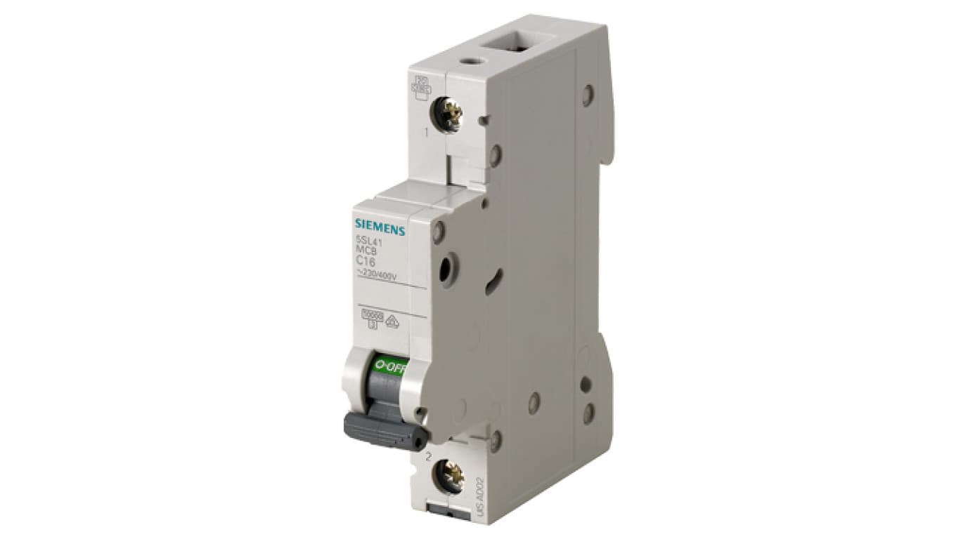 

Wyłącznik nadpradowy 1P B 16A 10kA AC 5SL4116-6